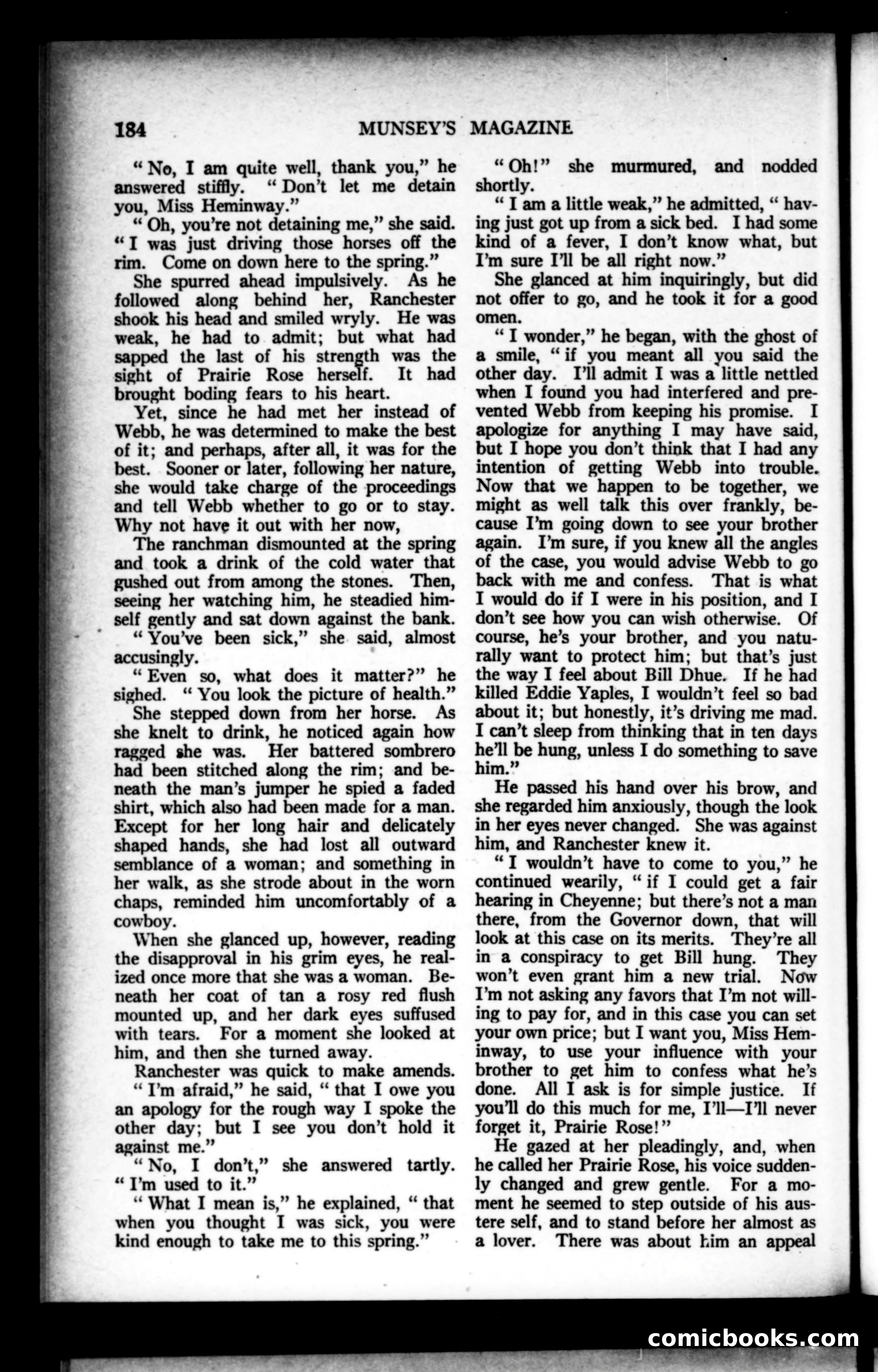 Munsey's Magazine, October 1923 — page 184 of 192