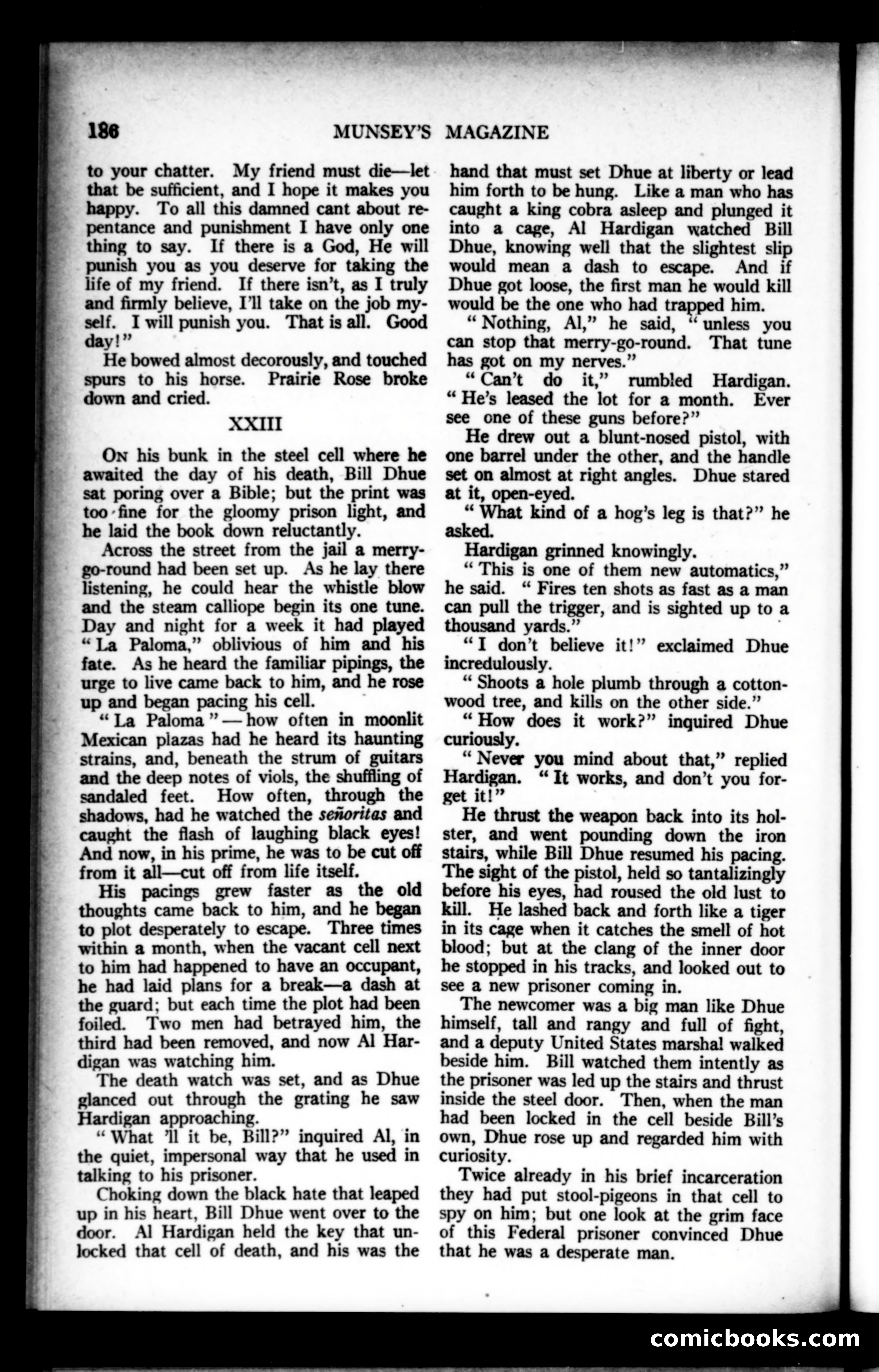 Munsey's Magazine, October 1923 — page 186 of 192