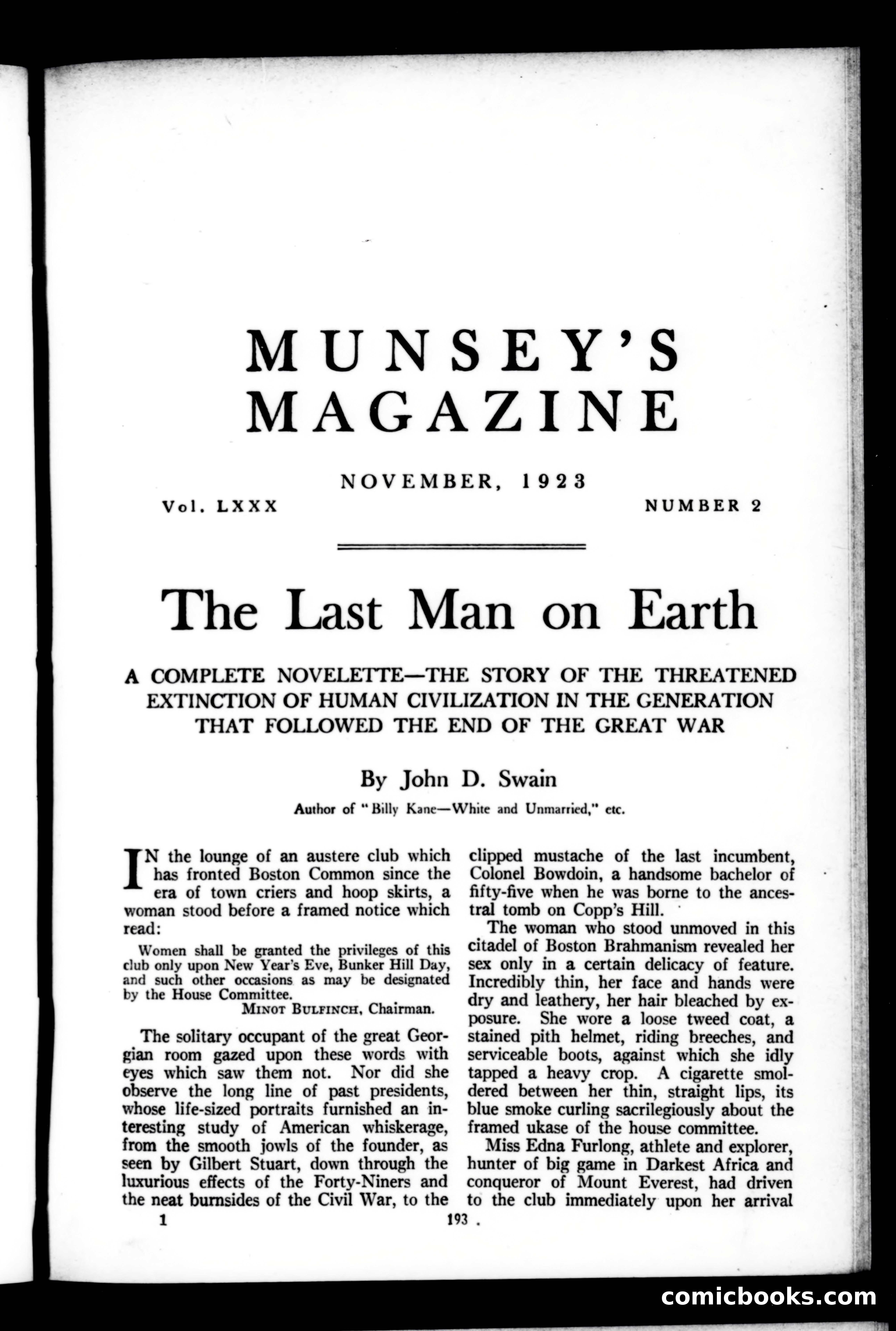 Munsey's Magazine, November 1928 — page 1 of 192