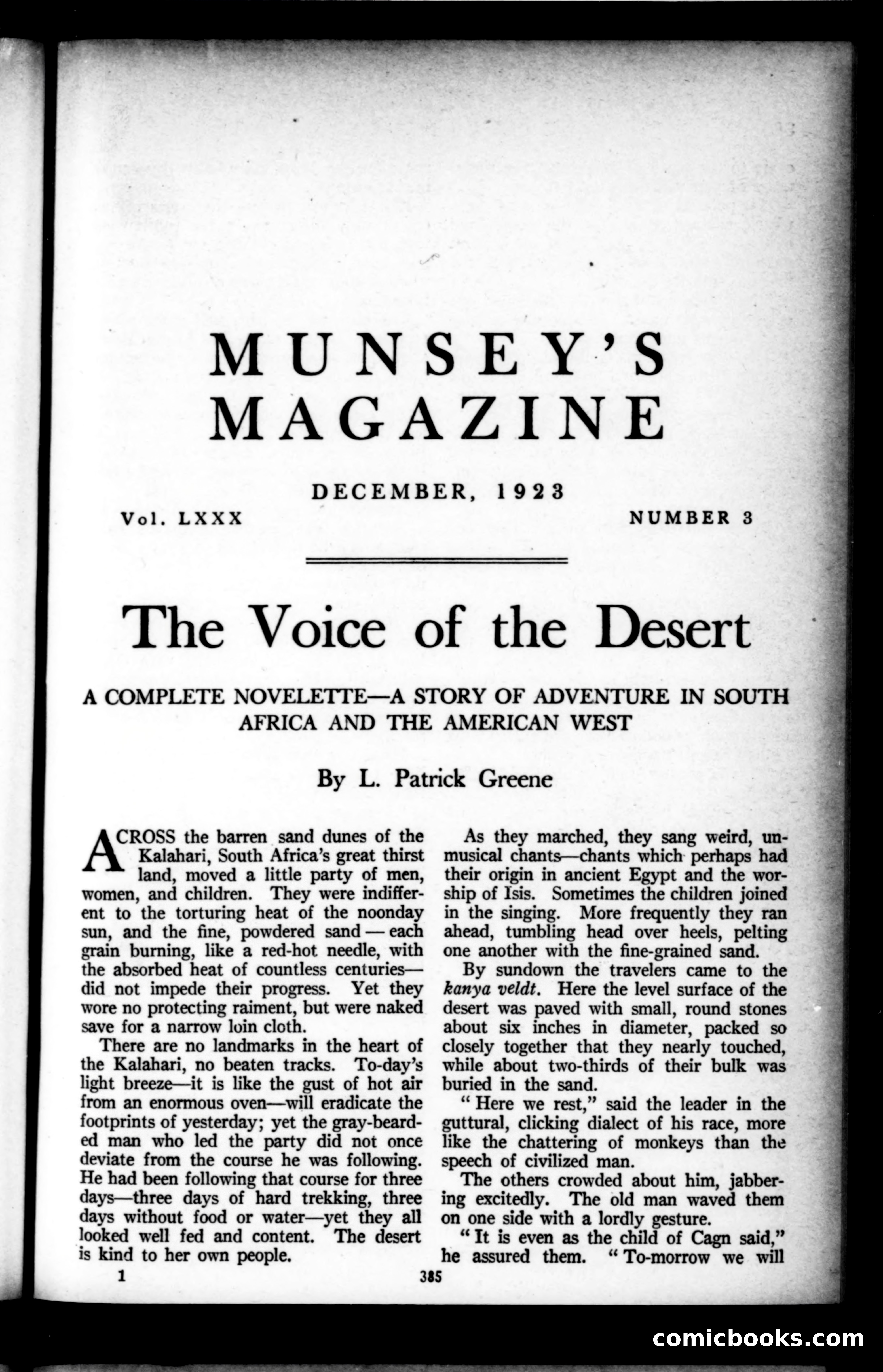 Munsey's Magazine, December 1923 — page 1 of 192