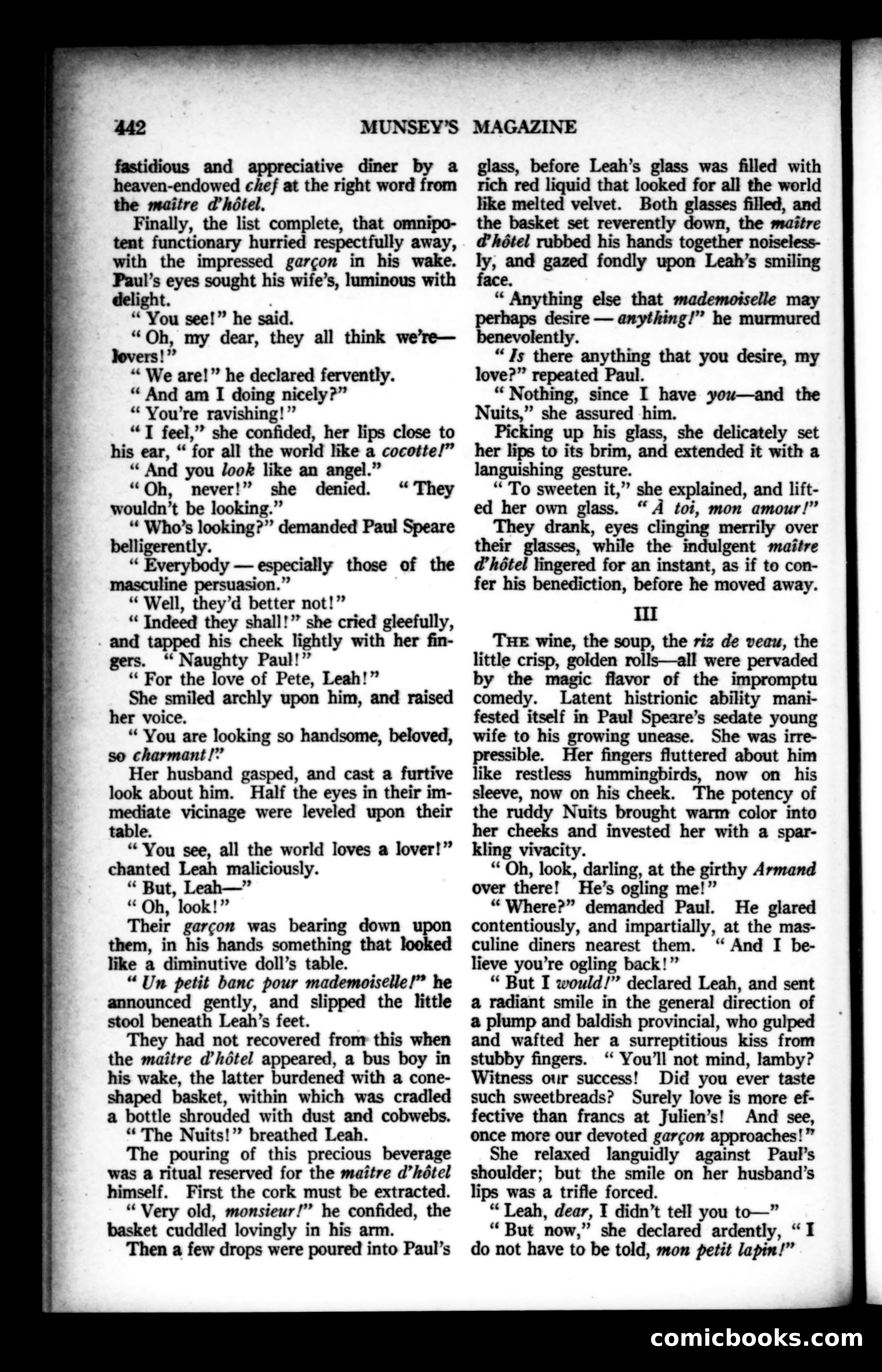 Munsey's Magazine, December 1923 — page 58 of 192