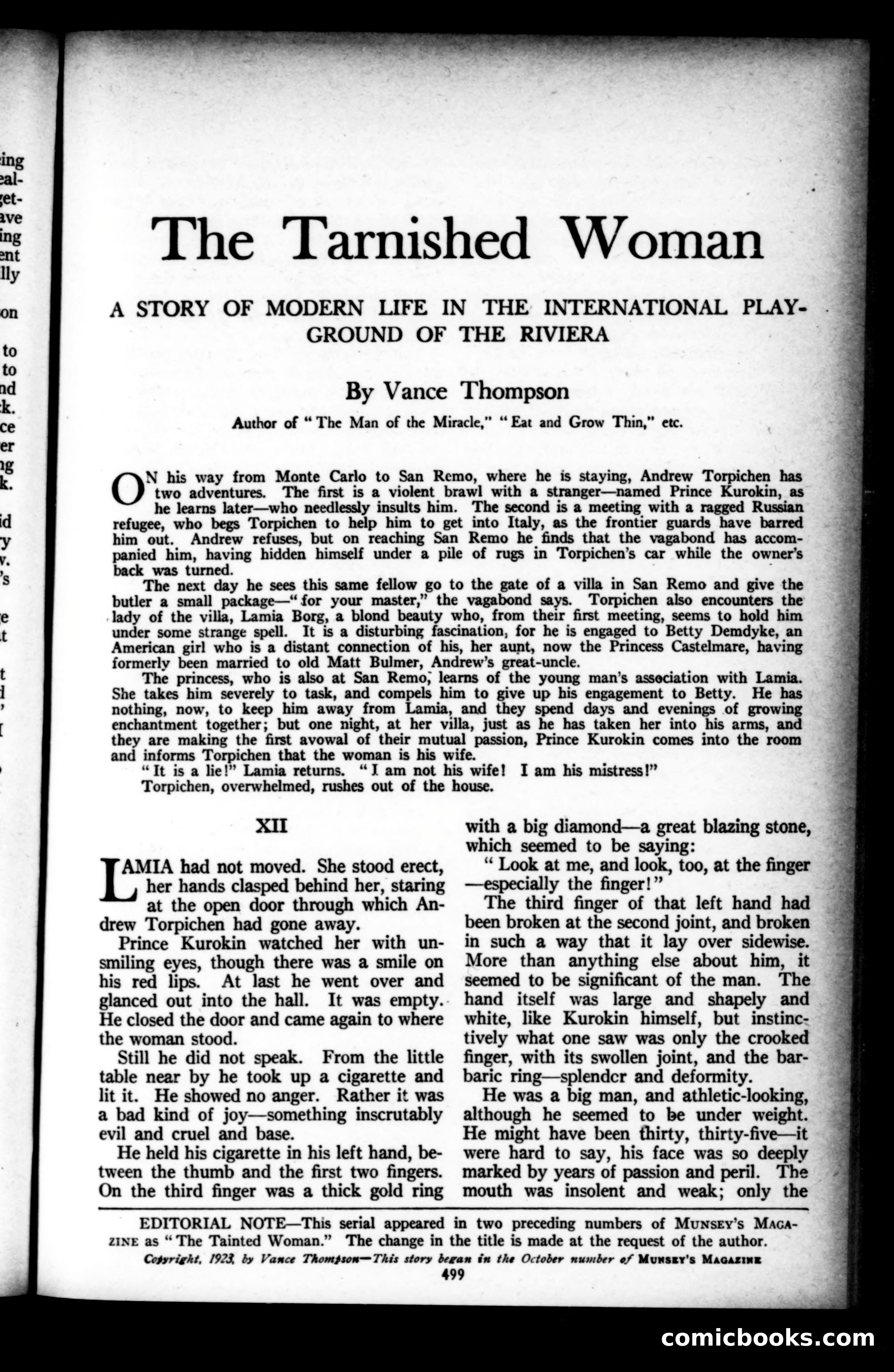 Munsey's Magazine, December 1923 — page 115 of 192