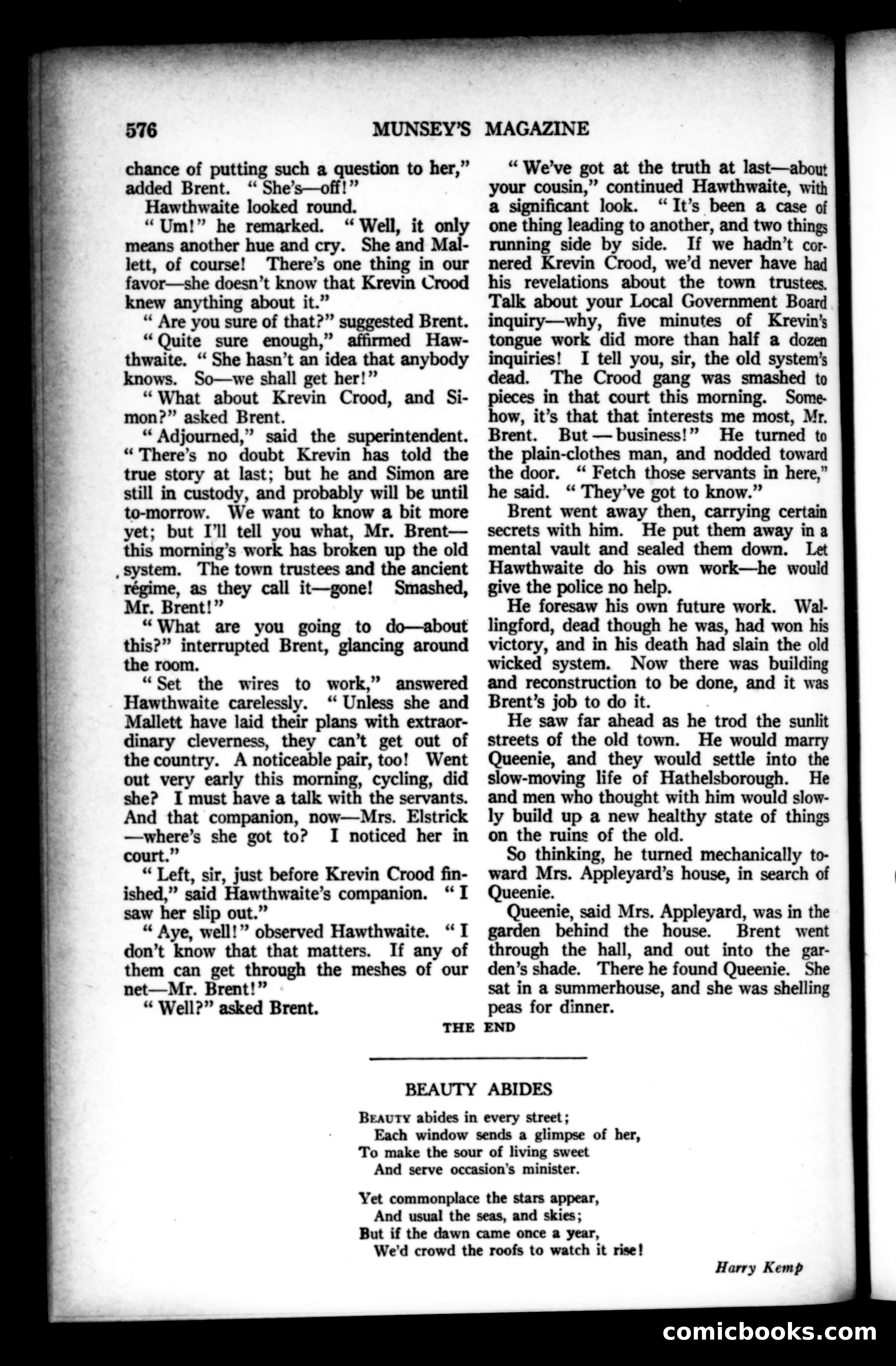 Munsey's Magazine, December 1923 — page 192 of 192