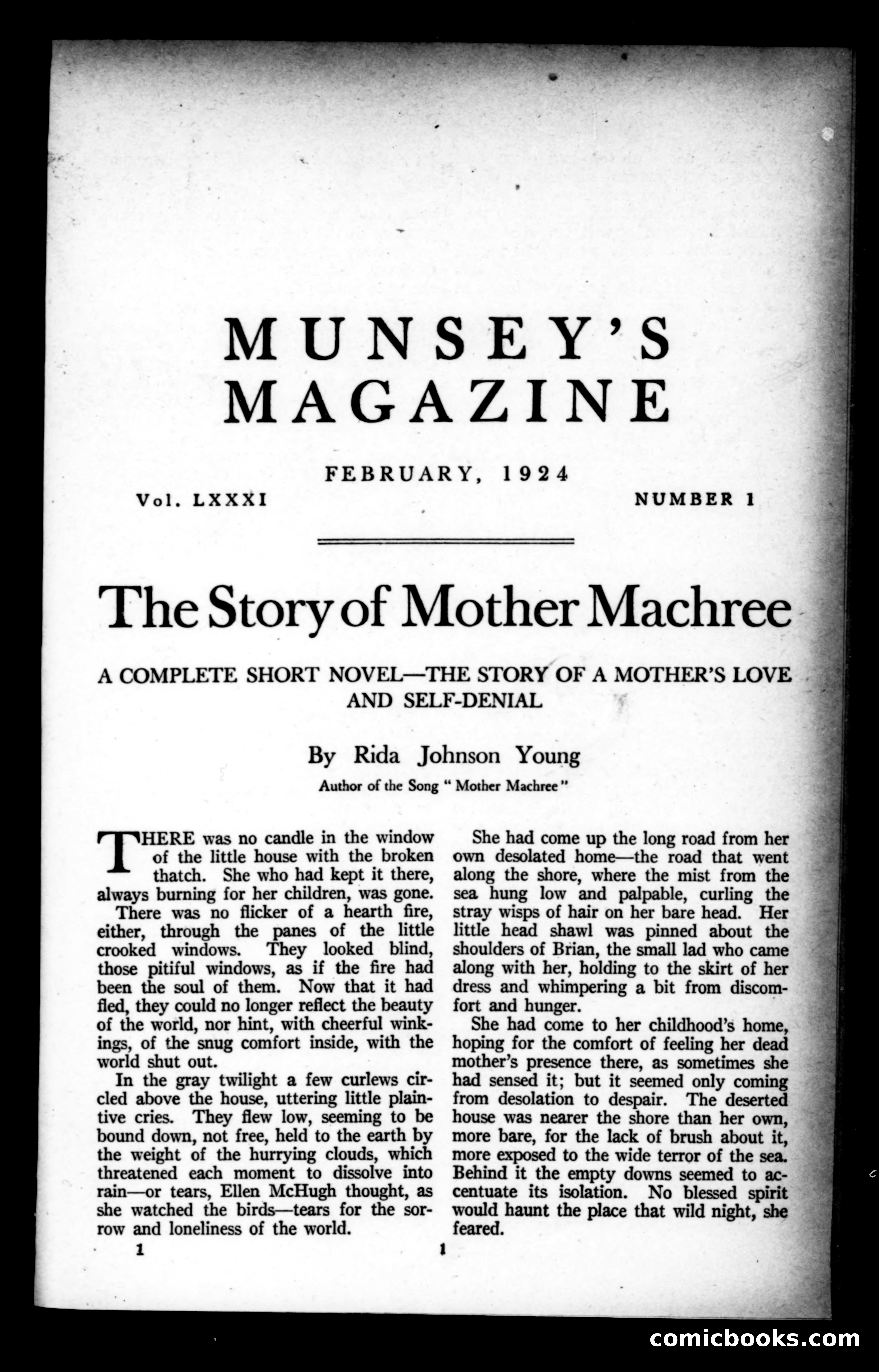 Munsey's Magazine, February 1924 — page 1 of 192