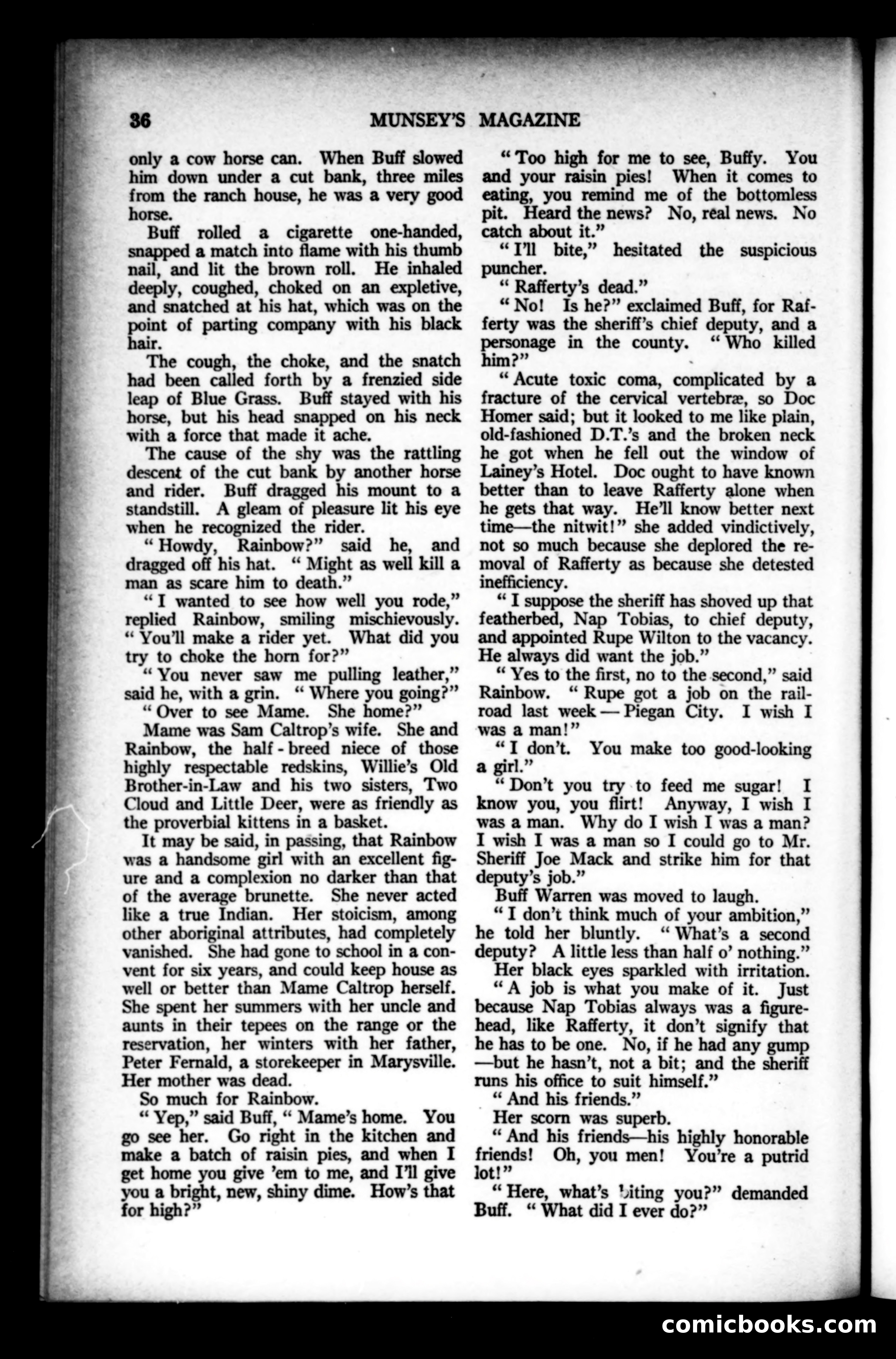 Munsey's Magazine, February 1924 — page 36 of 192
