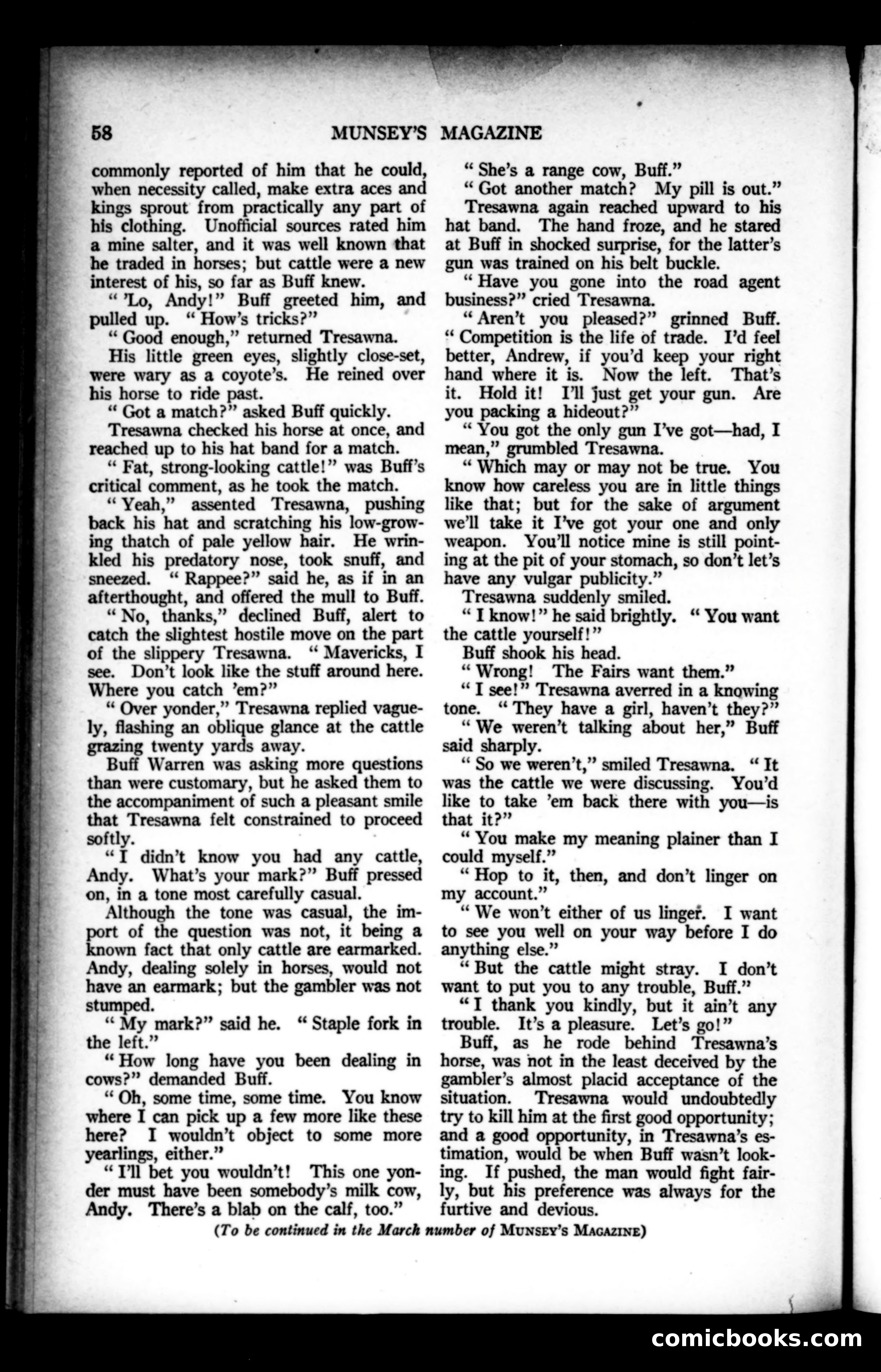 Munsey's Magazine, February 1924 — page 58 of 192