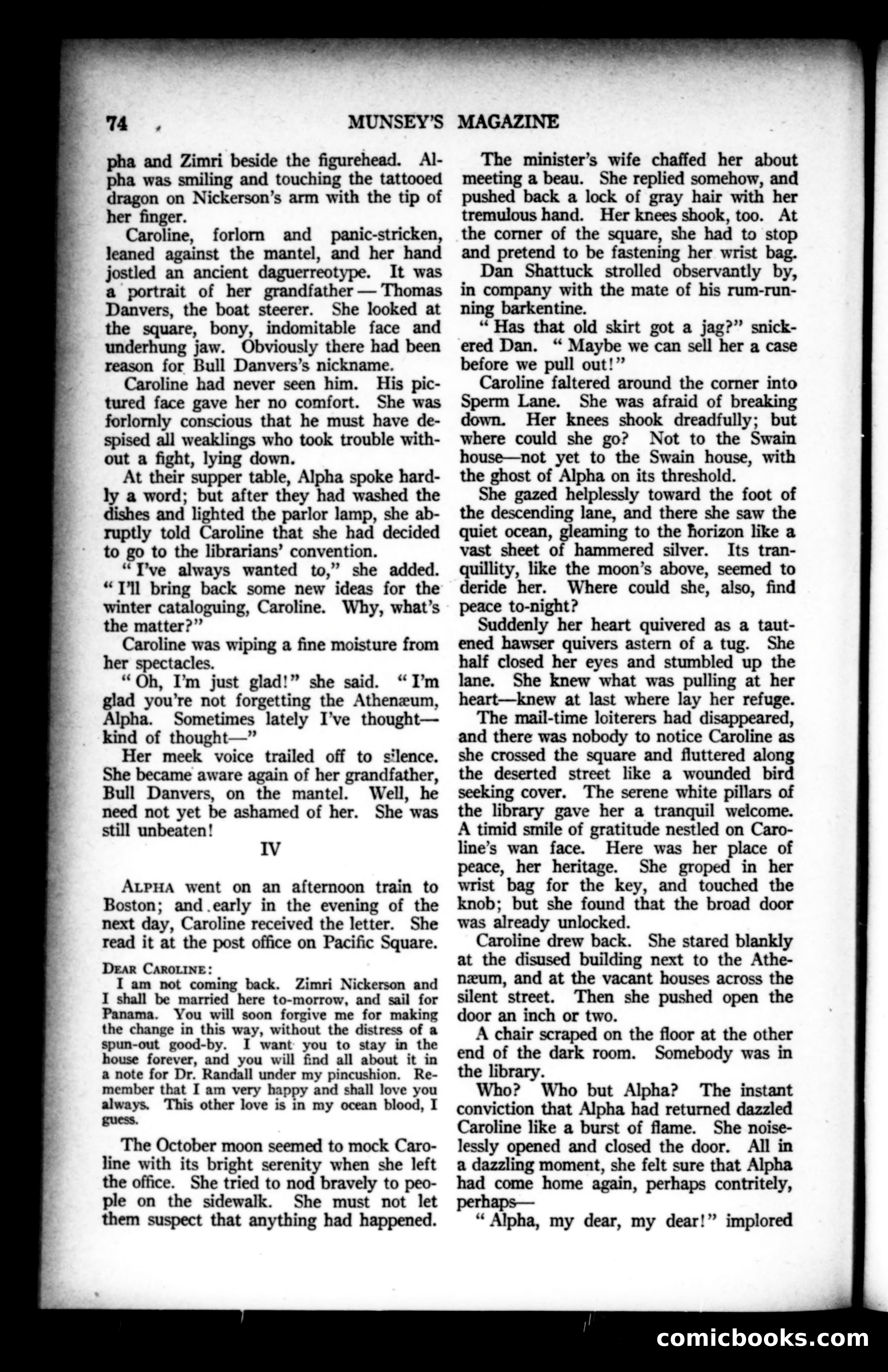 Munsey's Magazine, February 1924 — page 74 of 192