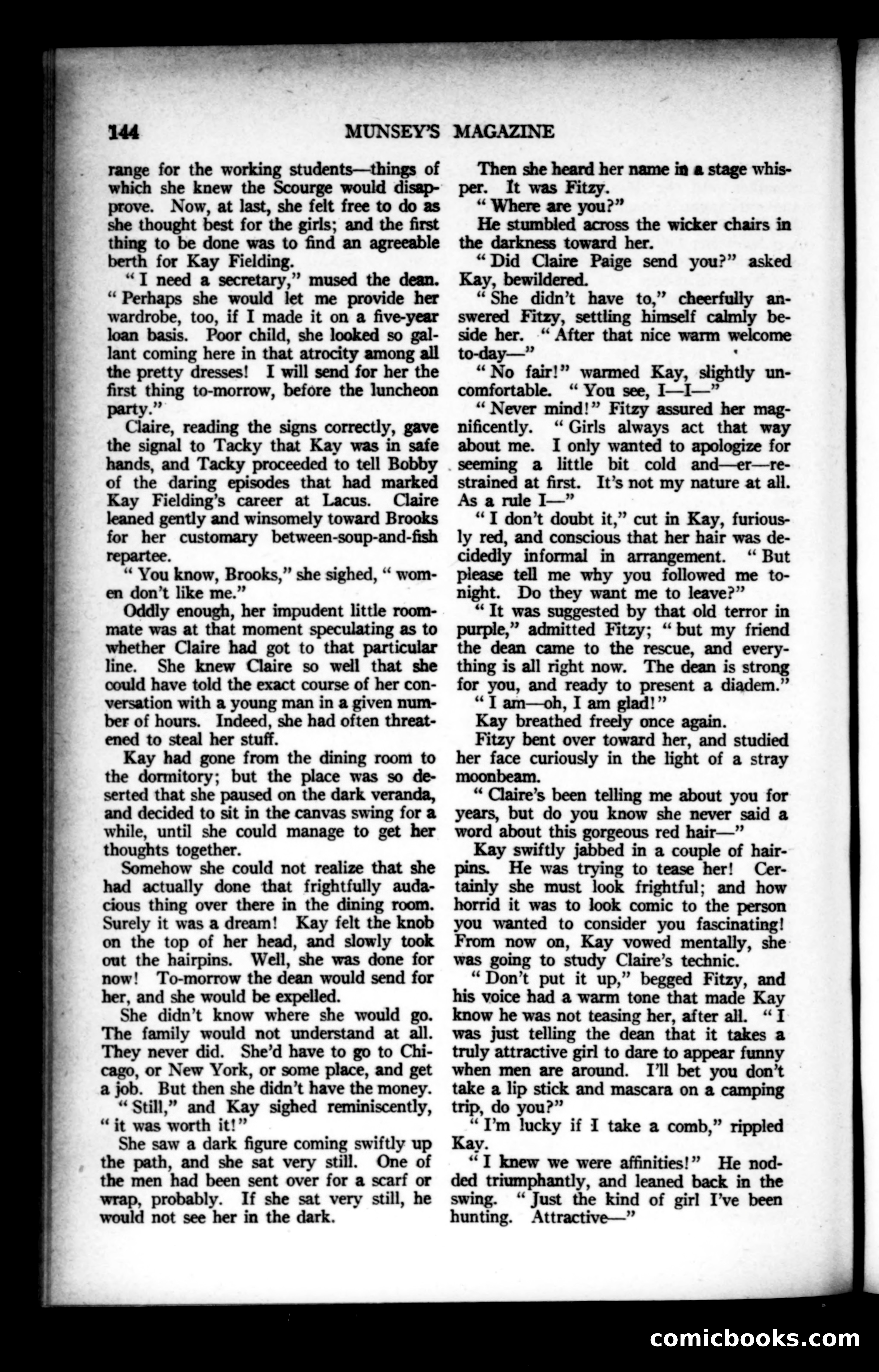 Munsey's Magazine, February 1924 — page 144 of 192