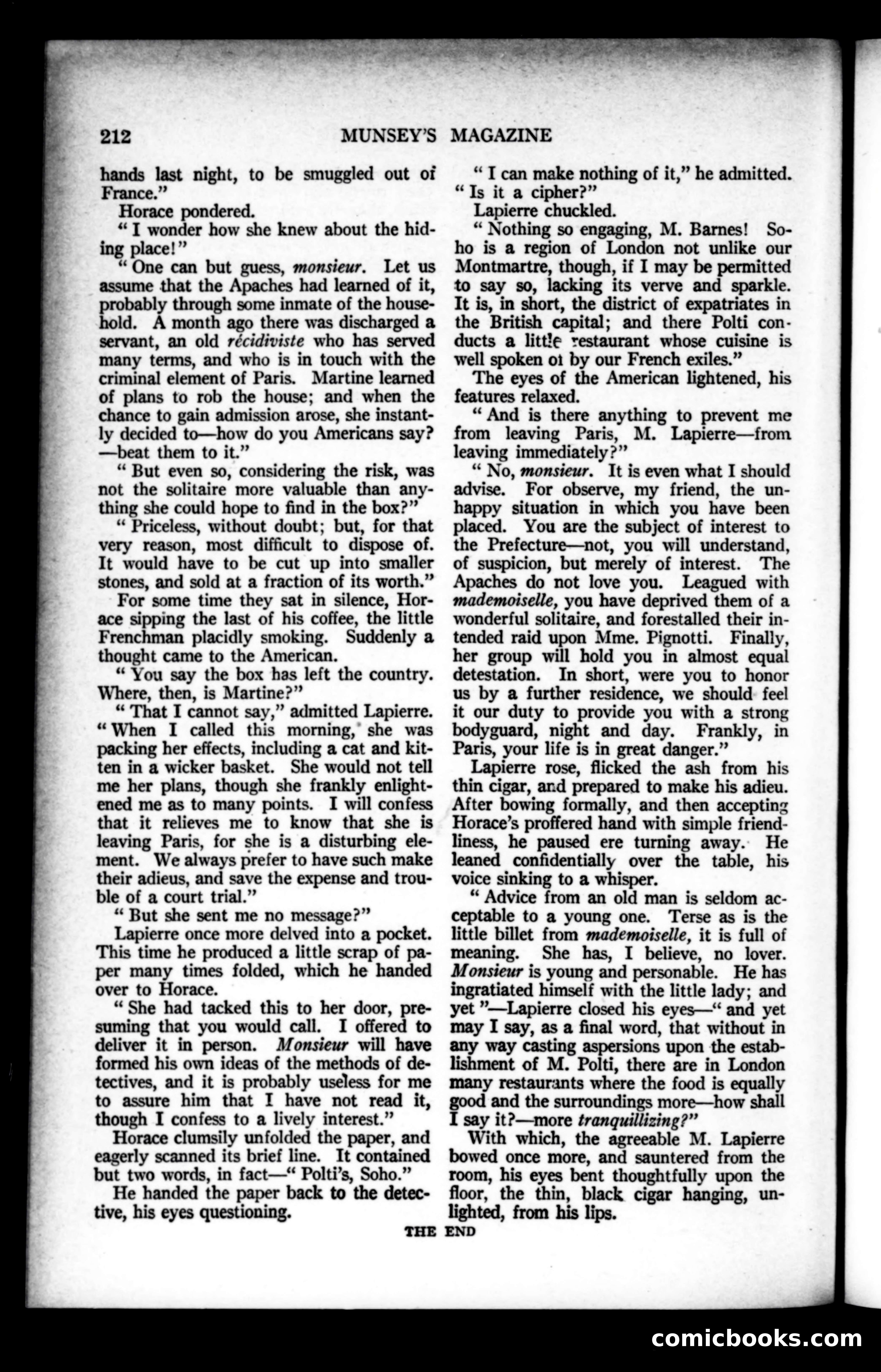 Munsey's Magazine, March 1924 — page 20 of 192