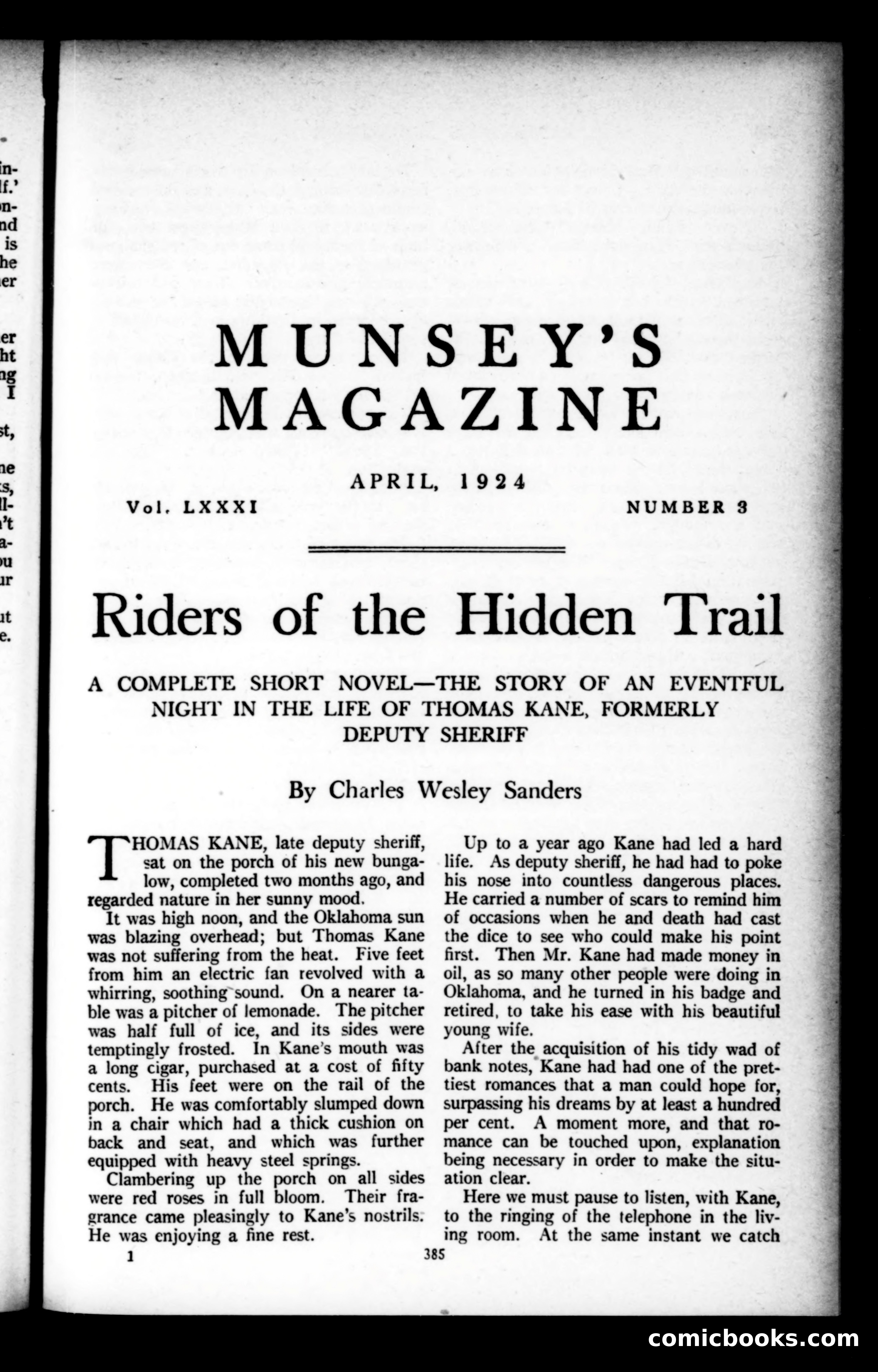 Munsey's Magazine, April 1924 — page 1 of 192