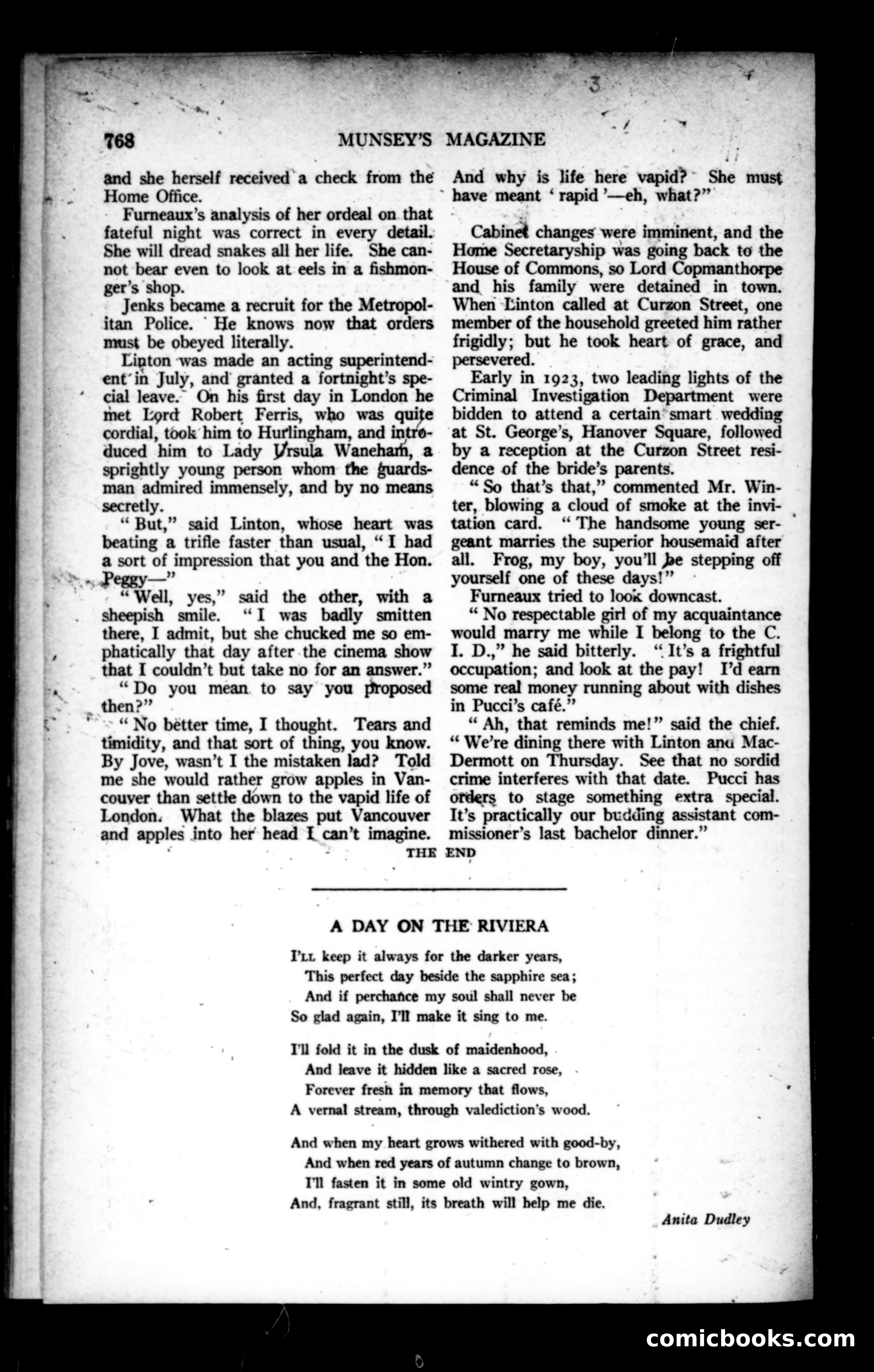 Munsey's Magazine, May 1924 — page 192 of 193