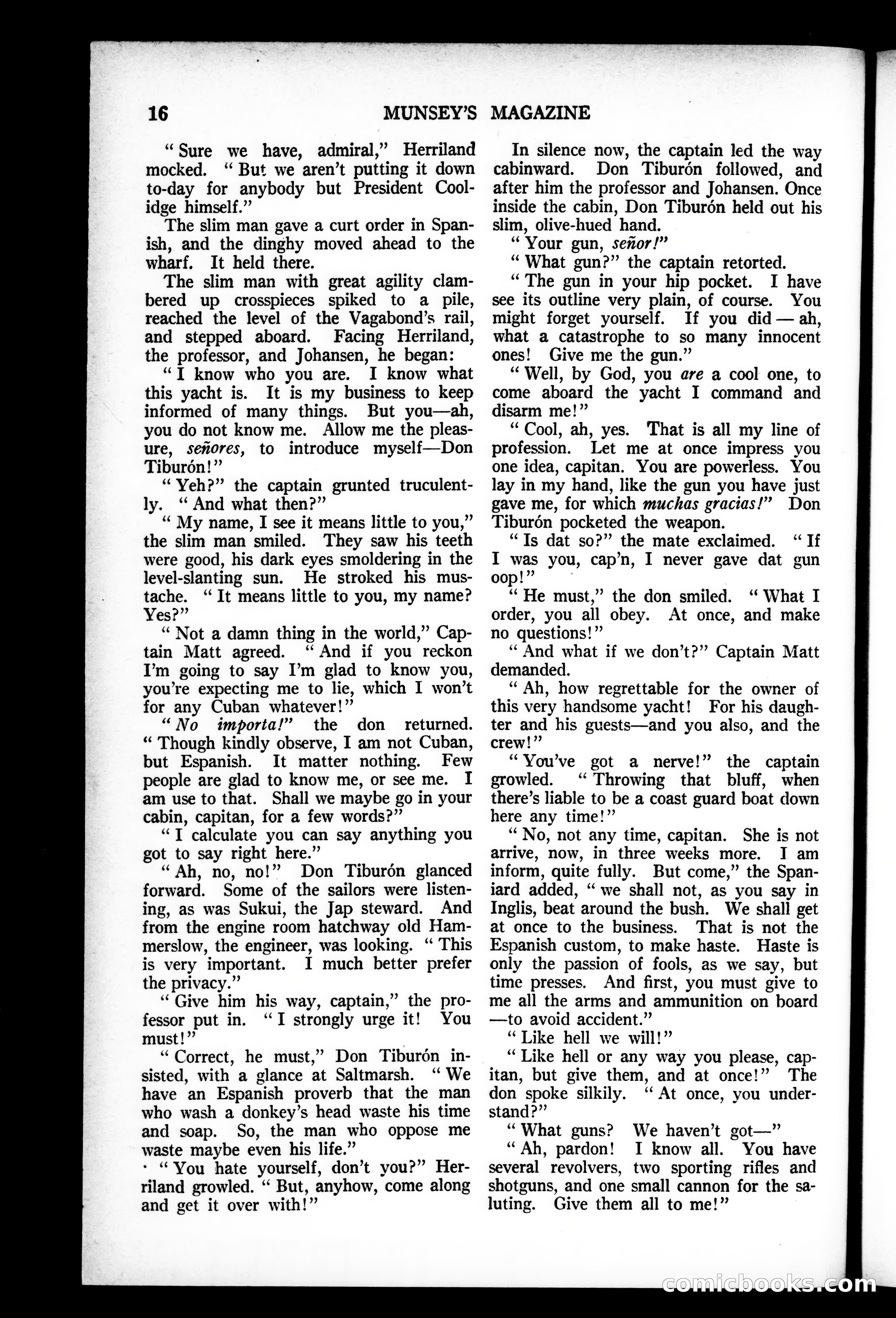 Munsey's Magazine, February 1927 — page 16 of 192
