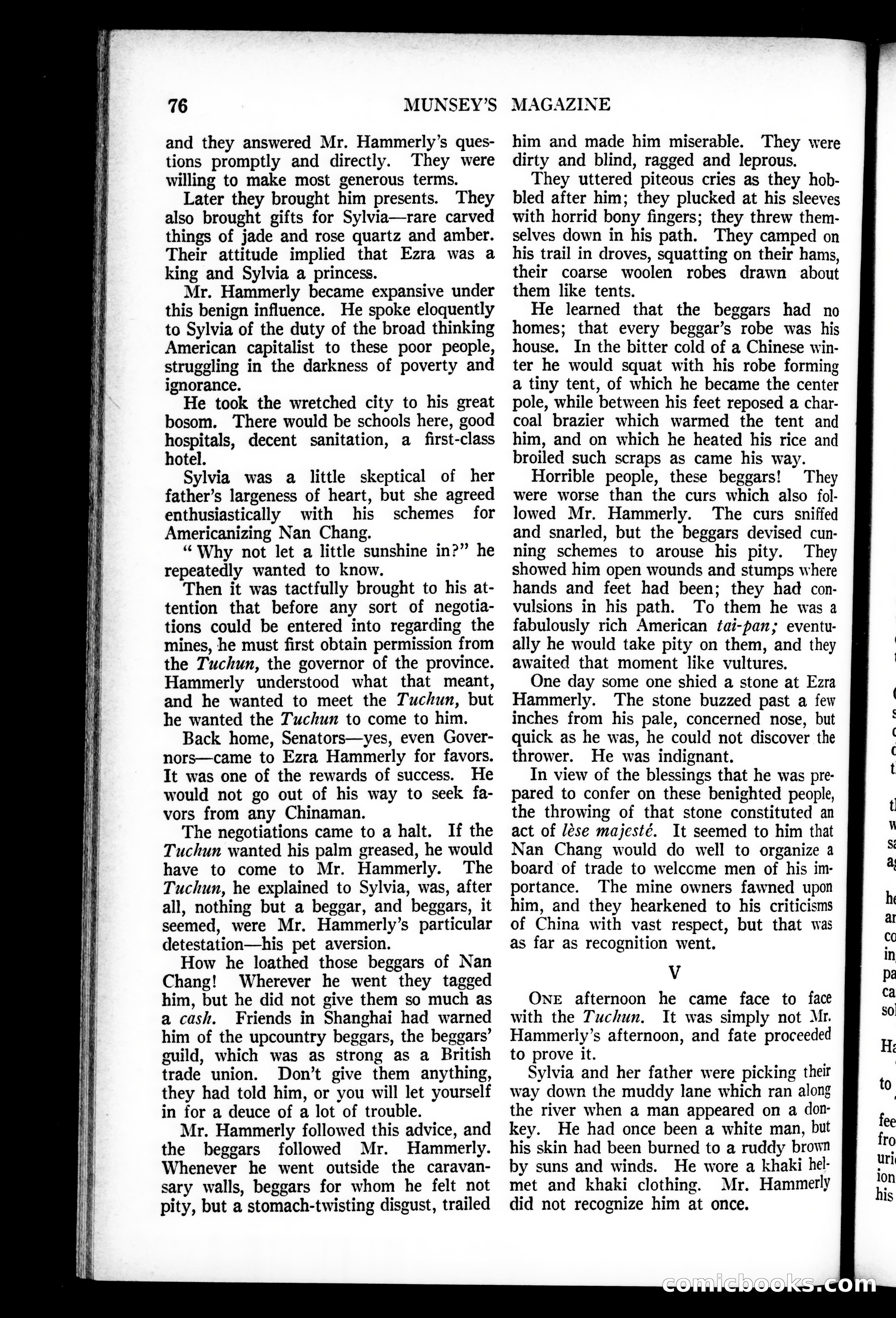 Munsey's Magazine, February 1927 — page 76 of 192