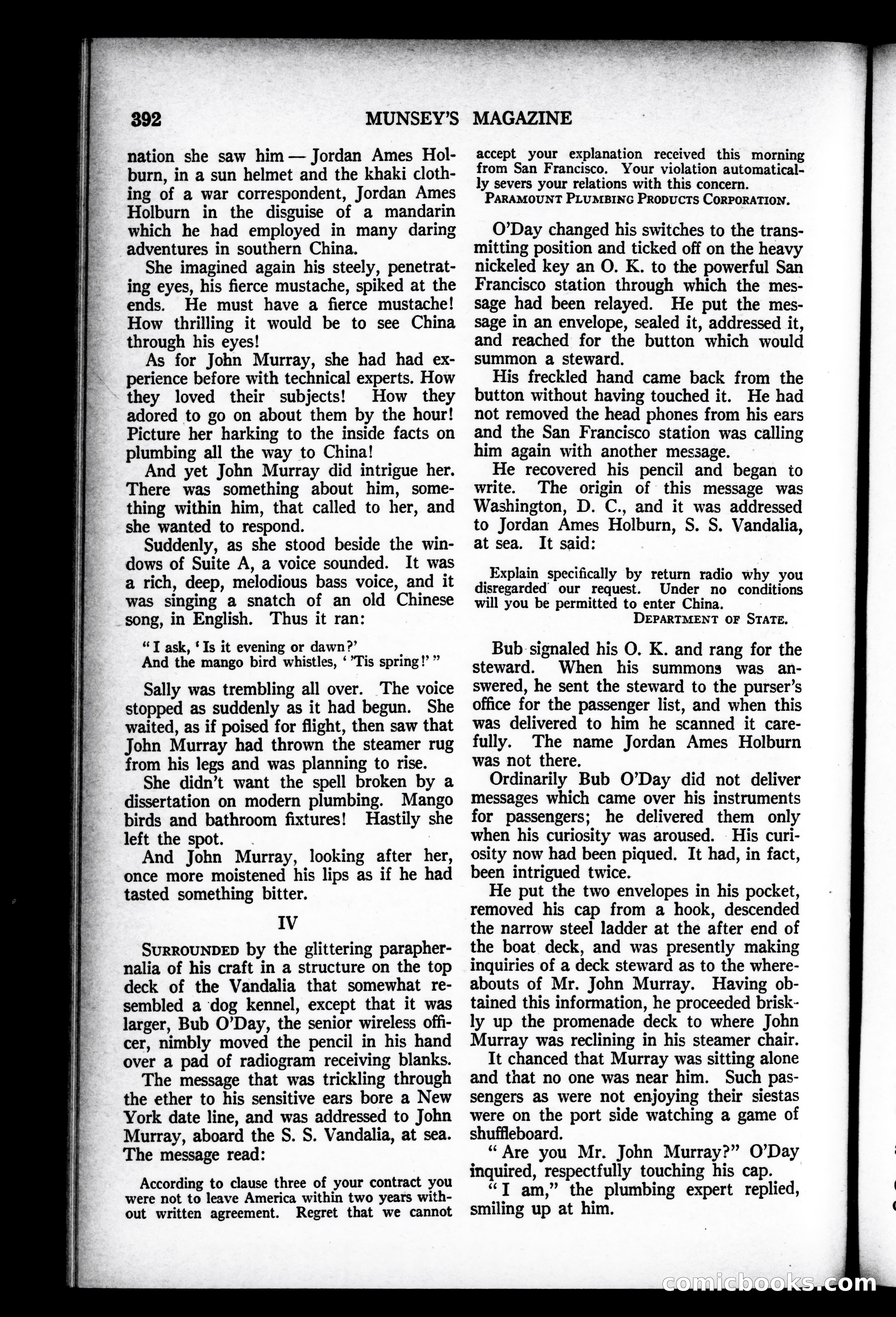 Munsey's Magazine, April 1927 — page 8 of 192