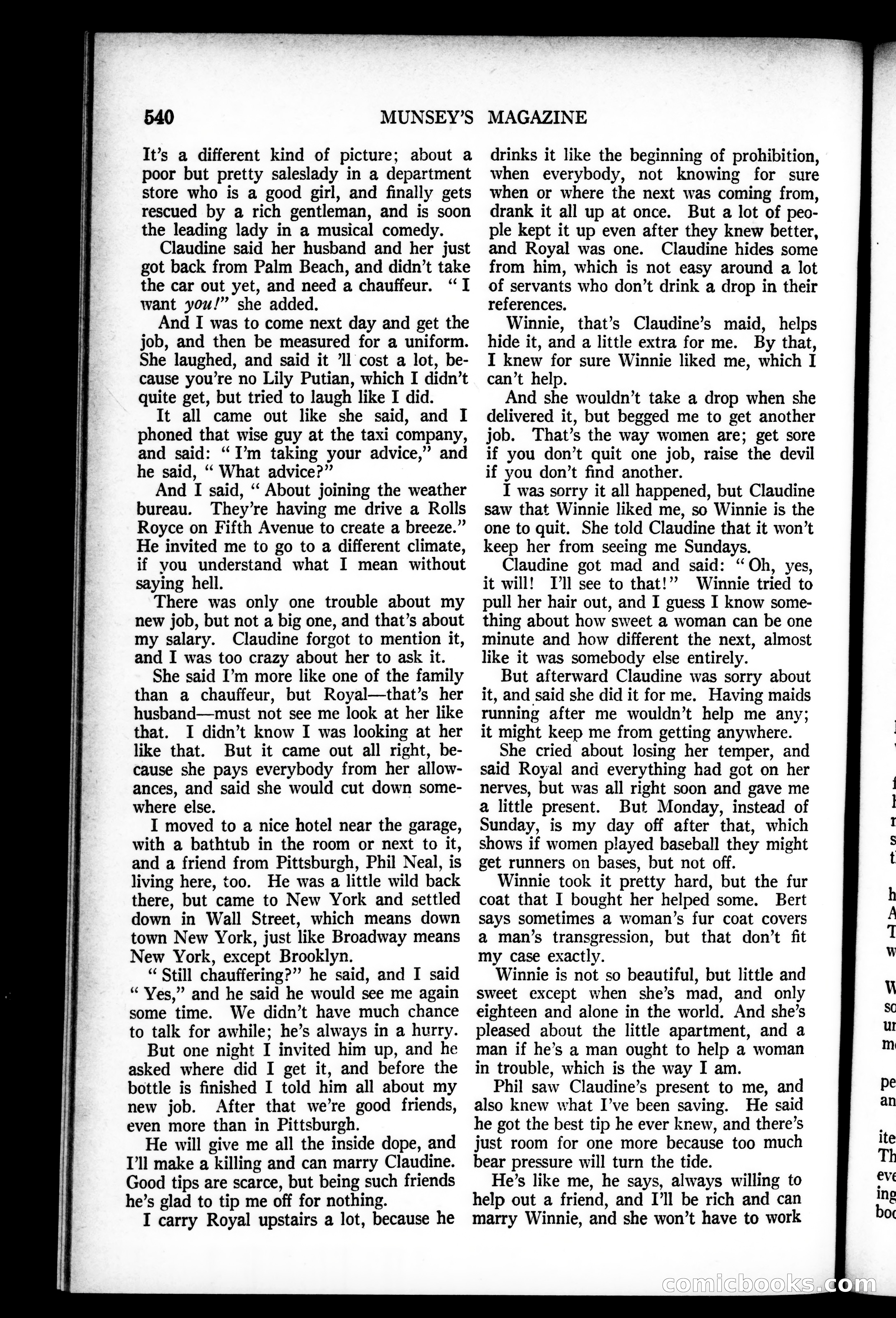 Munsey's Magazine, April 1927 — page 156 of 192