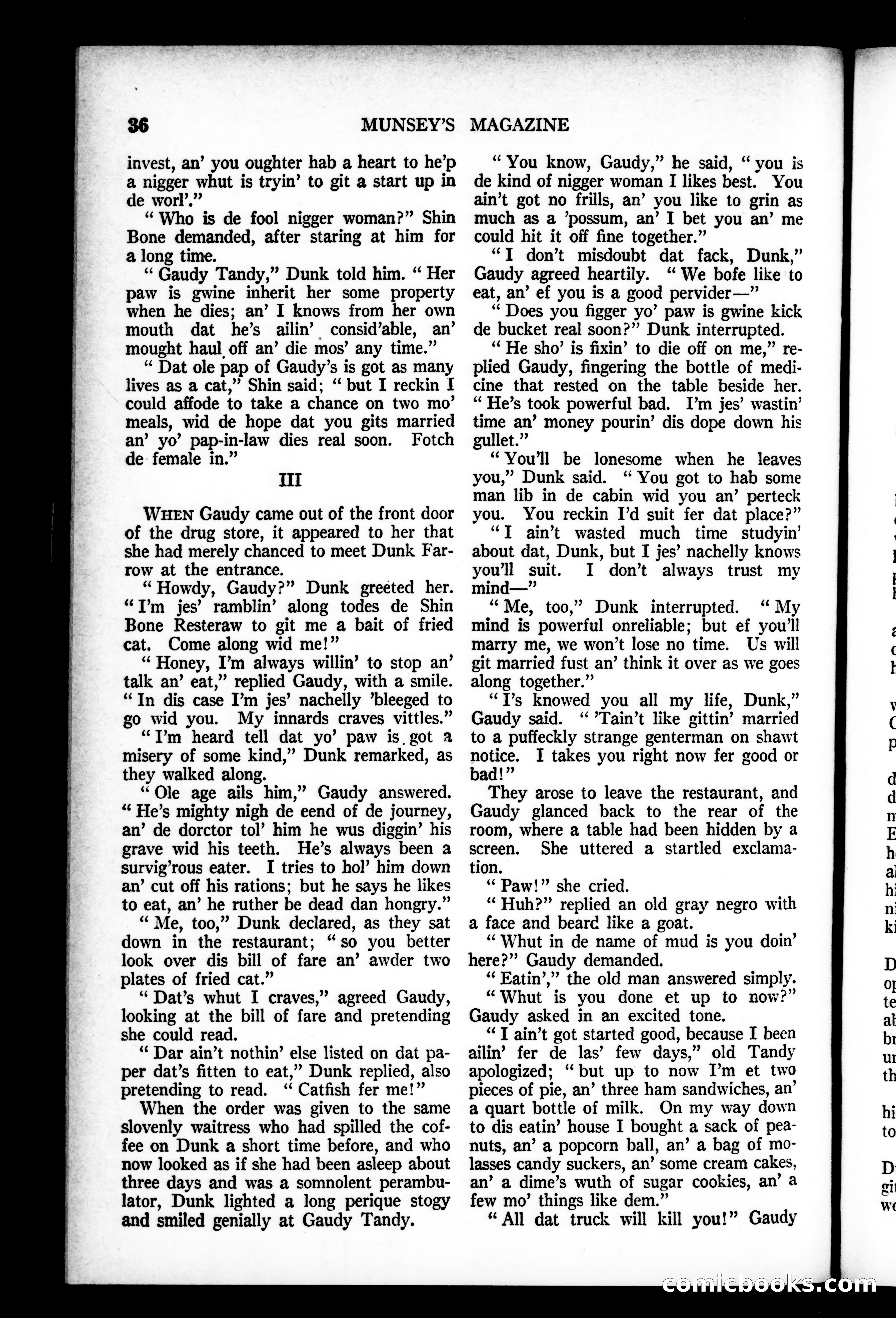 Munsey's Magazine, June 1927 — page 36 of 192