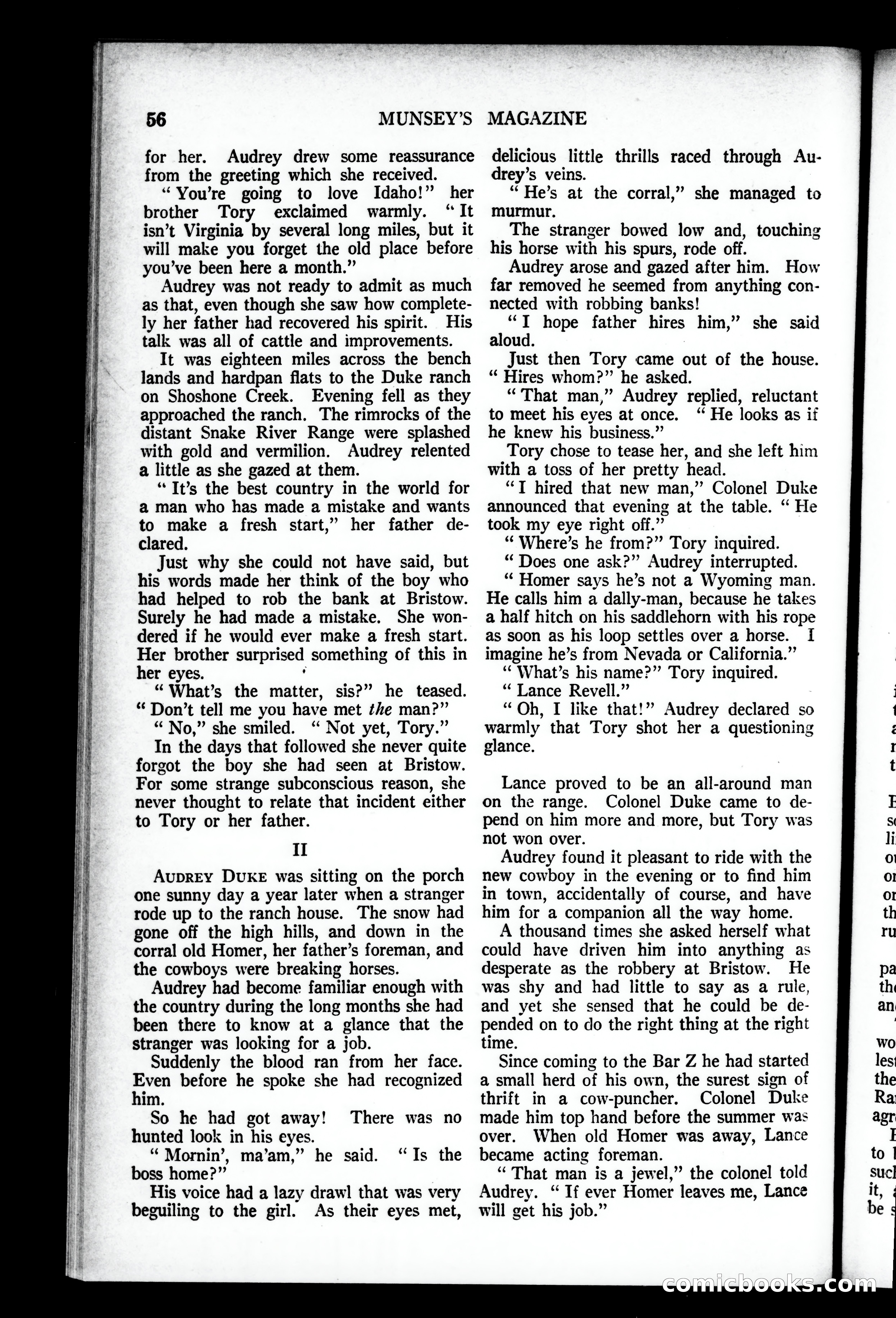 Munsey's Magazine, June 1927 — page 56 of 192