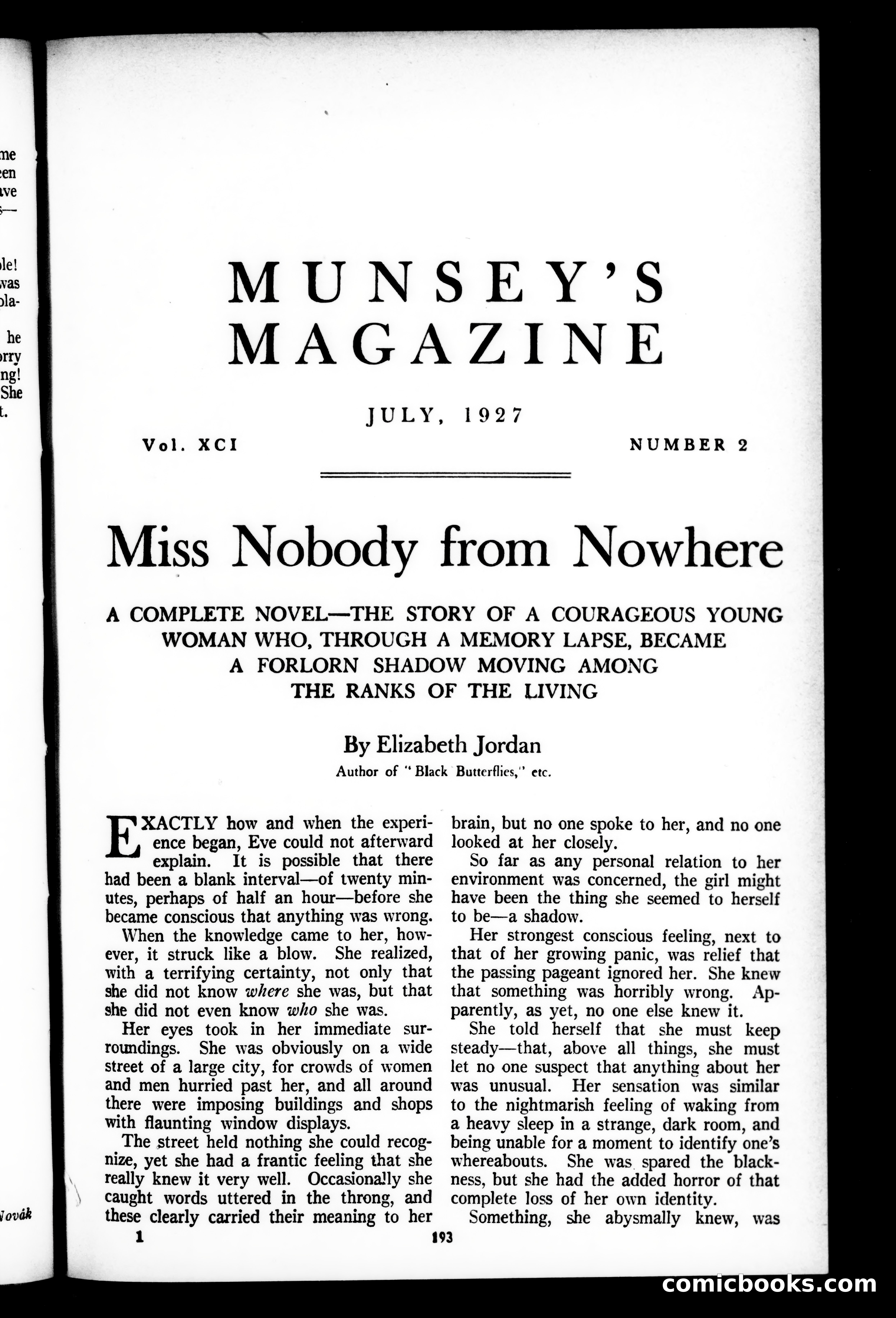 Munsey's Magazine, July 1927 — page 1 of 192