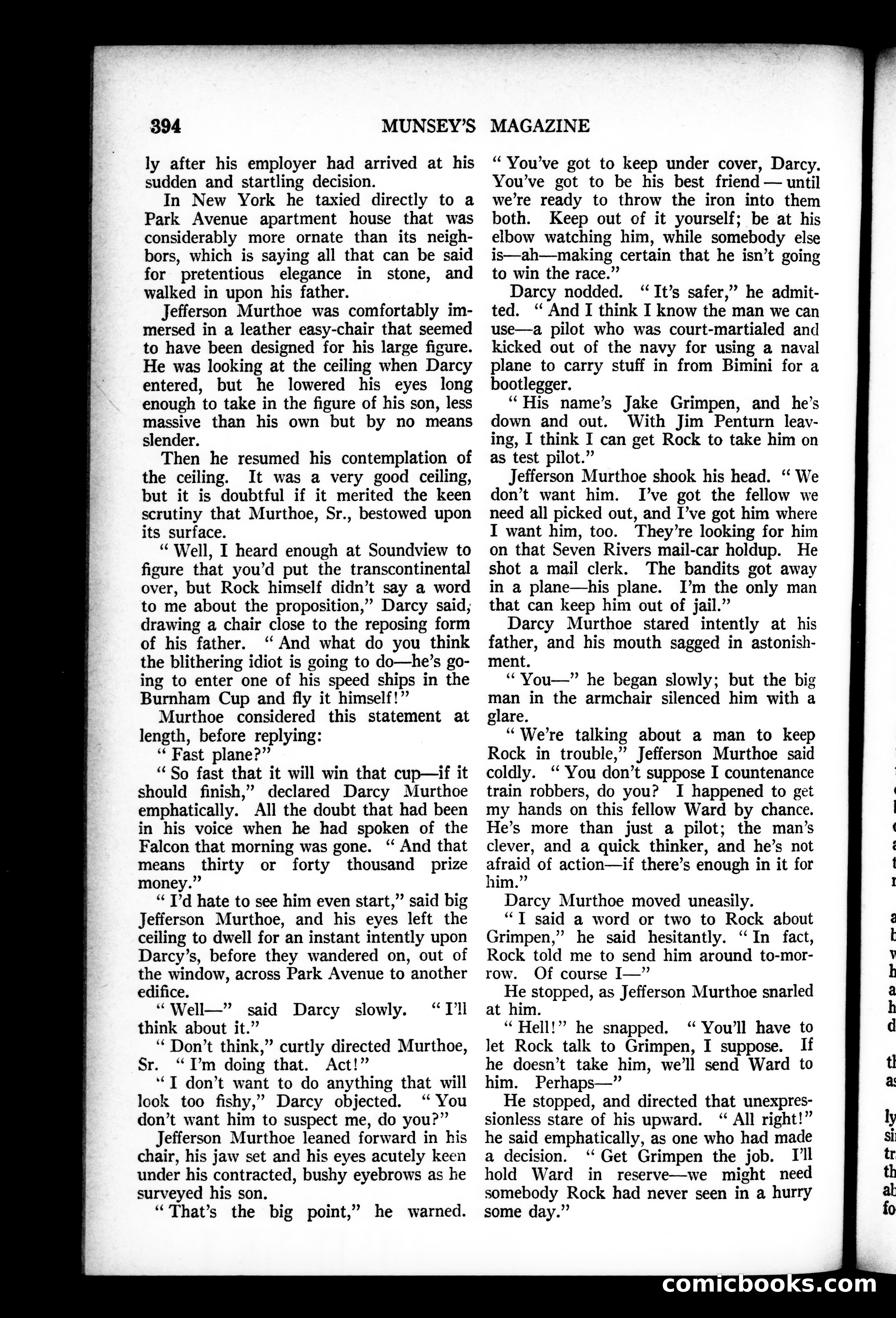 Munsey's Magazine, August 1927 — page 10 of 192