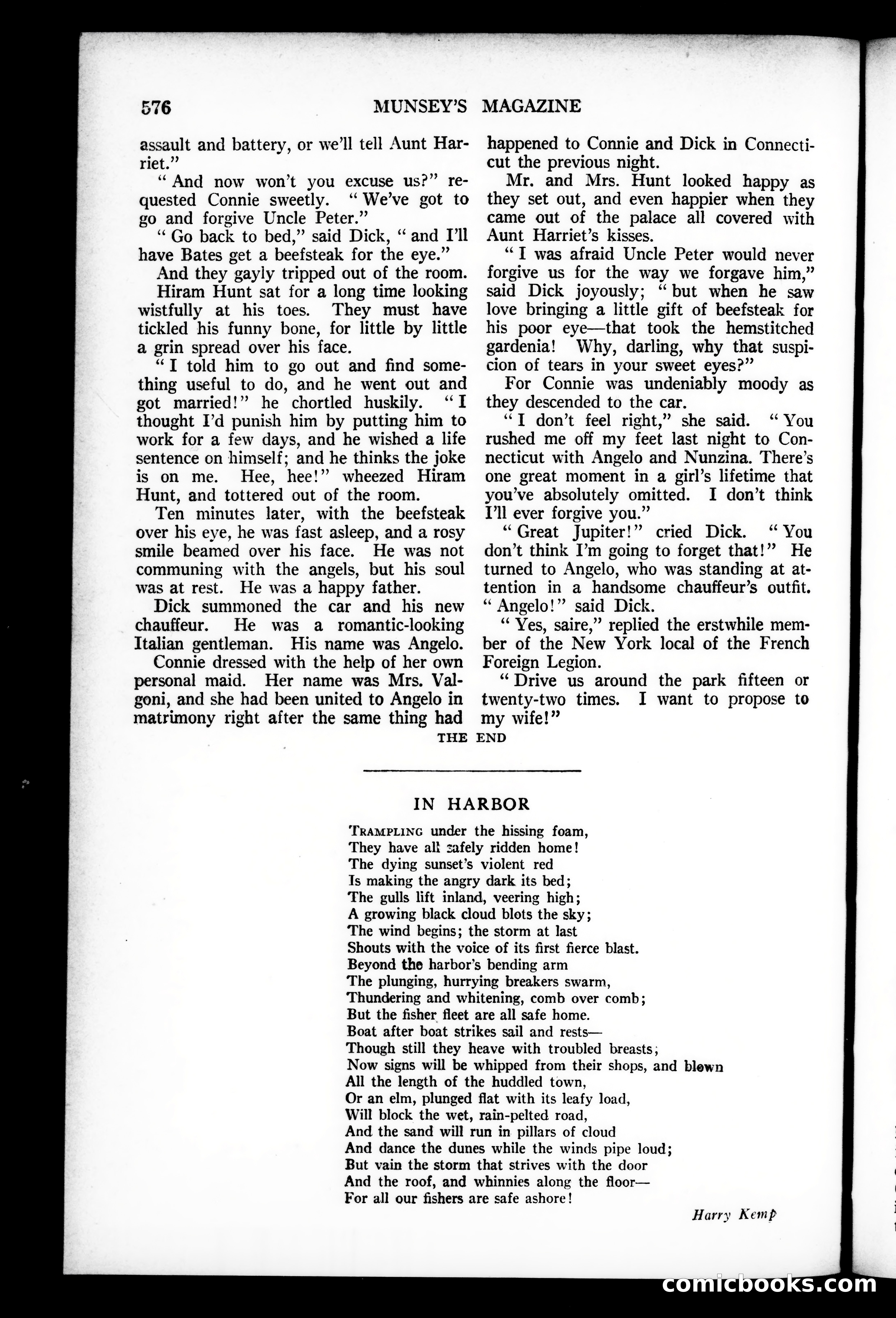 Munsey's Magazine, August 1927 — page 192 of 192