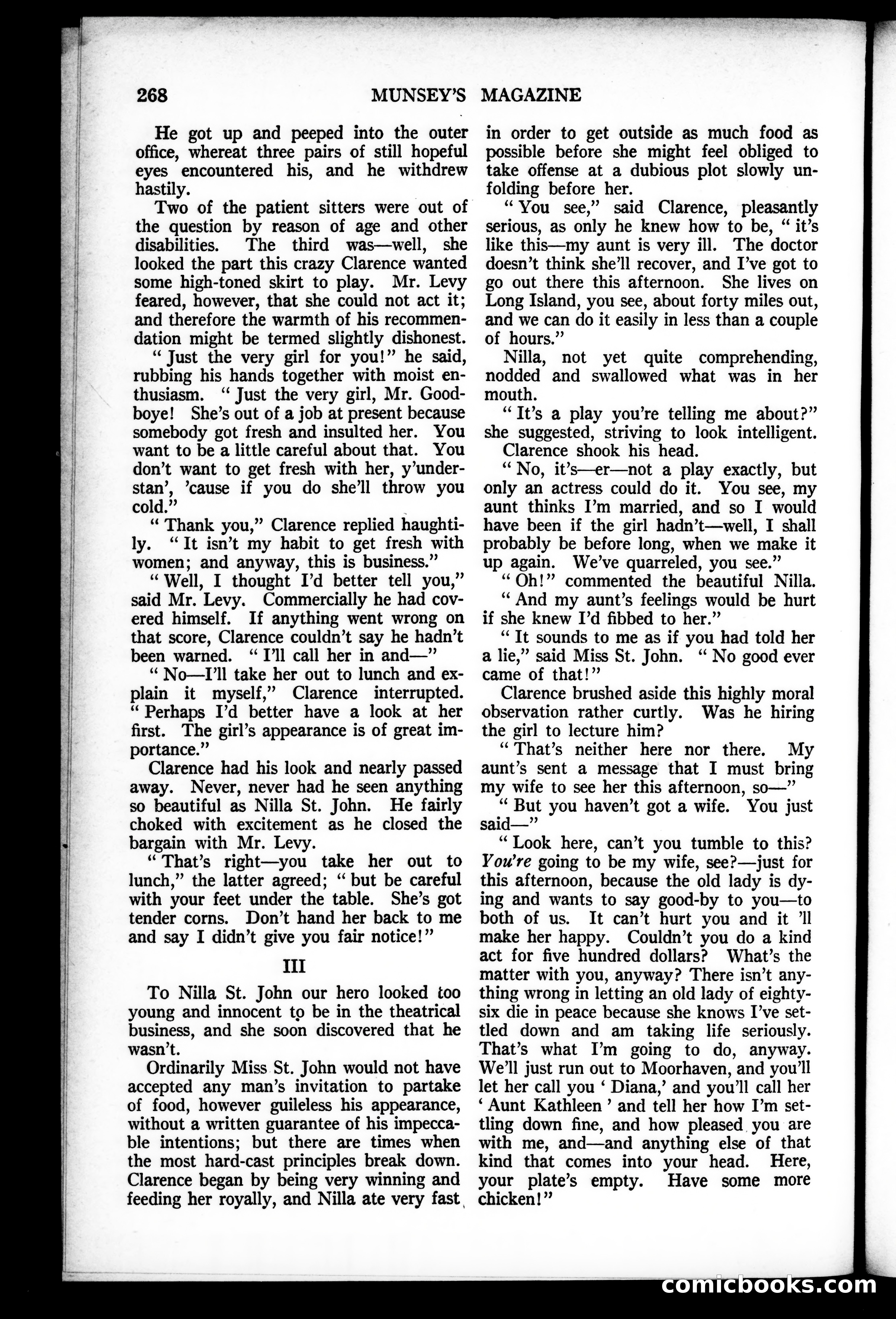 Munsey's Magazine, November 1927 — page 76 of 192