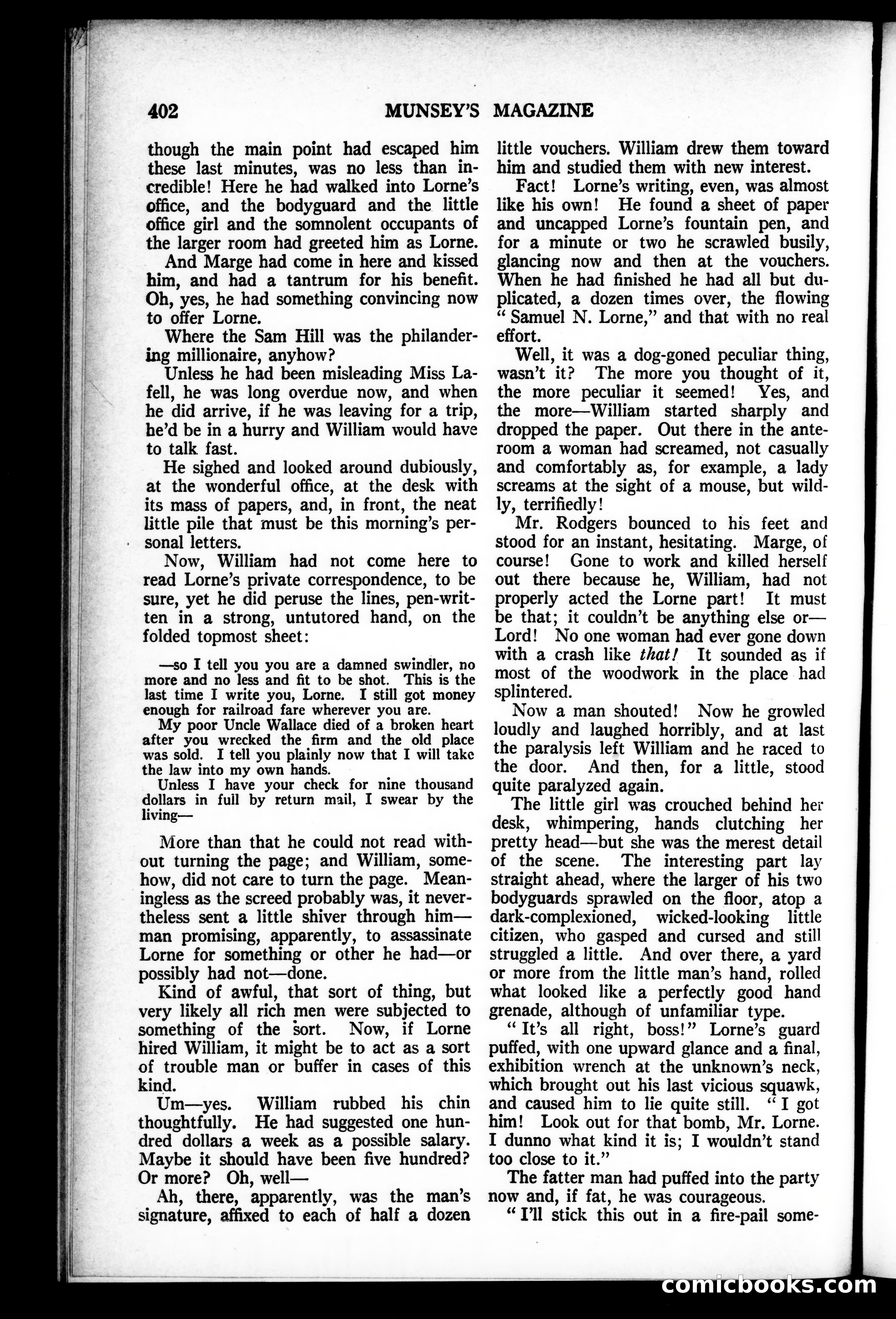 Munsey's Magazine, December 1927 — page 18 of 192
