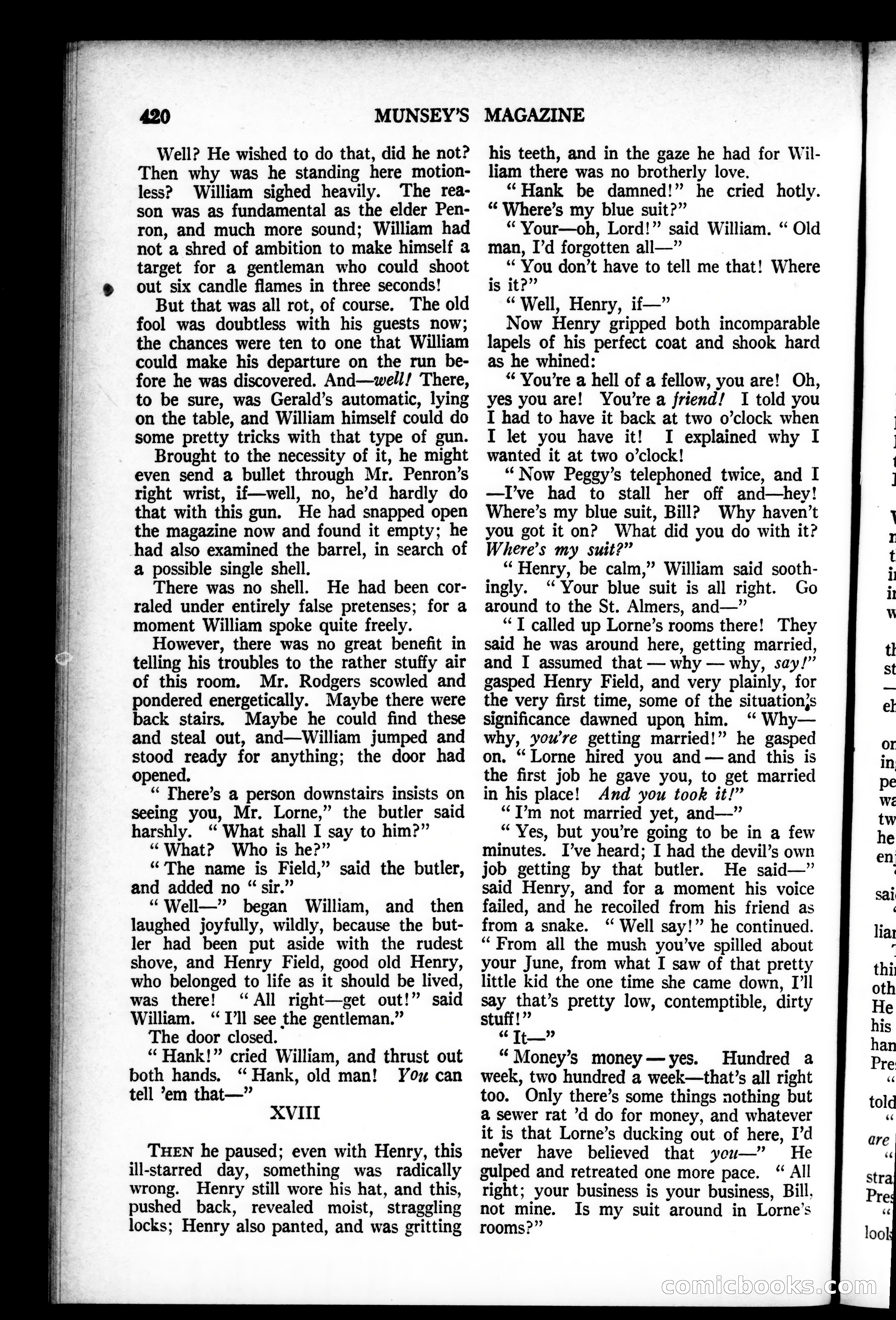 Munsey's Magazine, December 1927 — page 36 of 192
