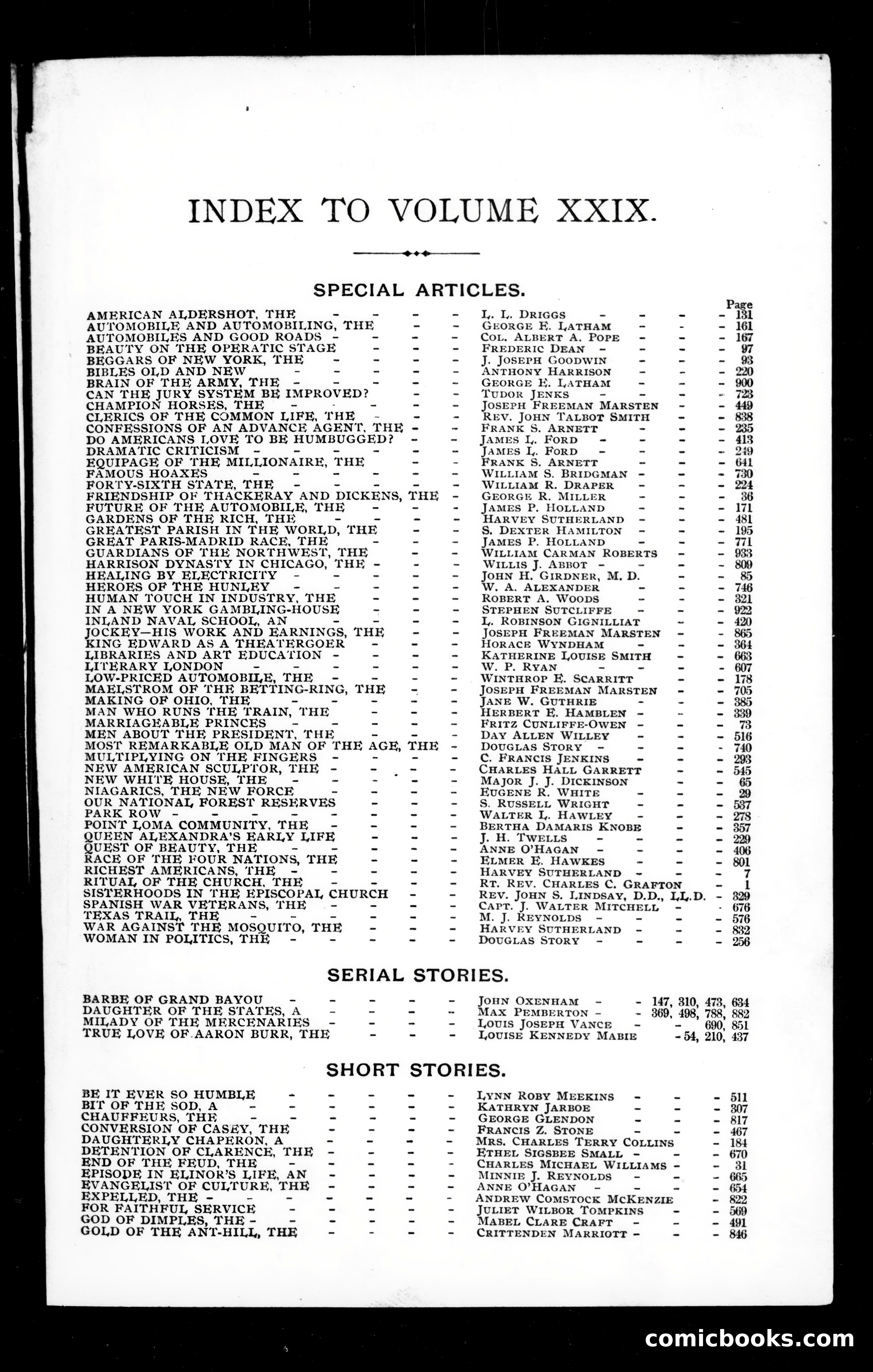 Munsey's Magazine, Volume XXIX (1903) — page 1 of 3
