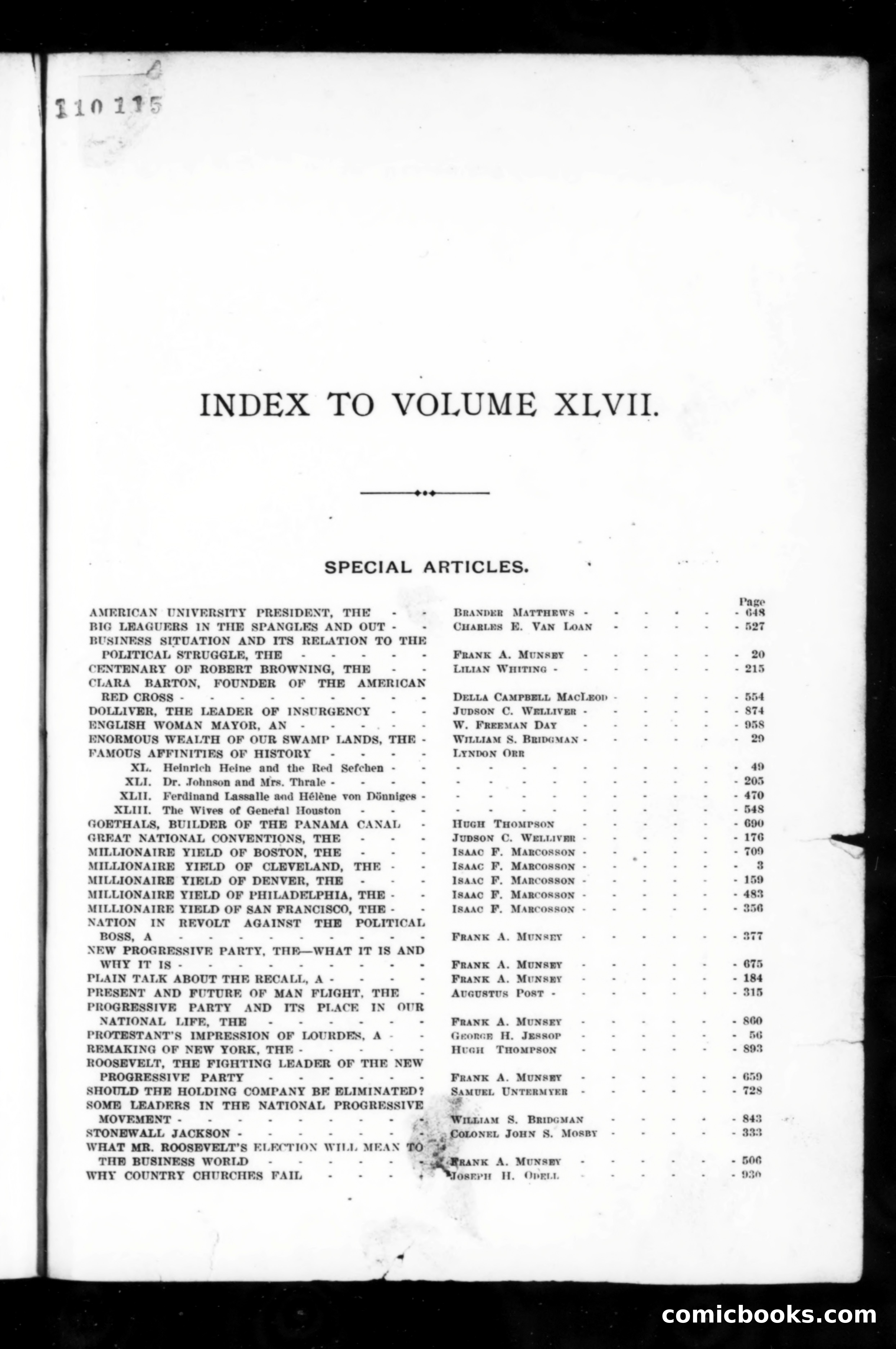 Munsey's Magazine, Vol. 47 — page 1 of 3