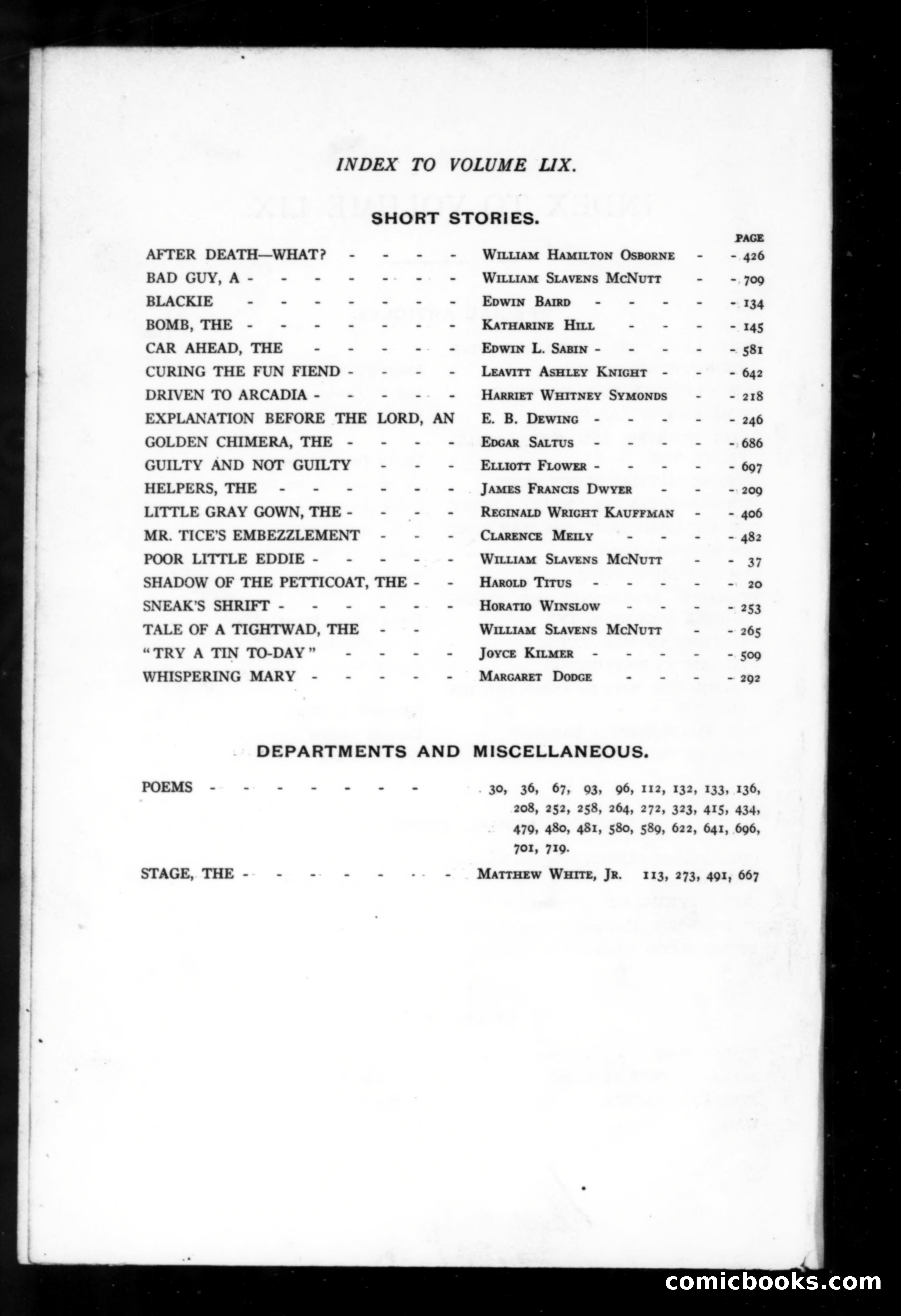 Munsey's Magazine, Volume LIX — page 4 of 5