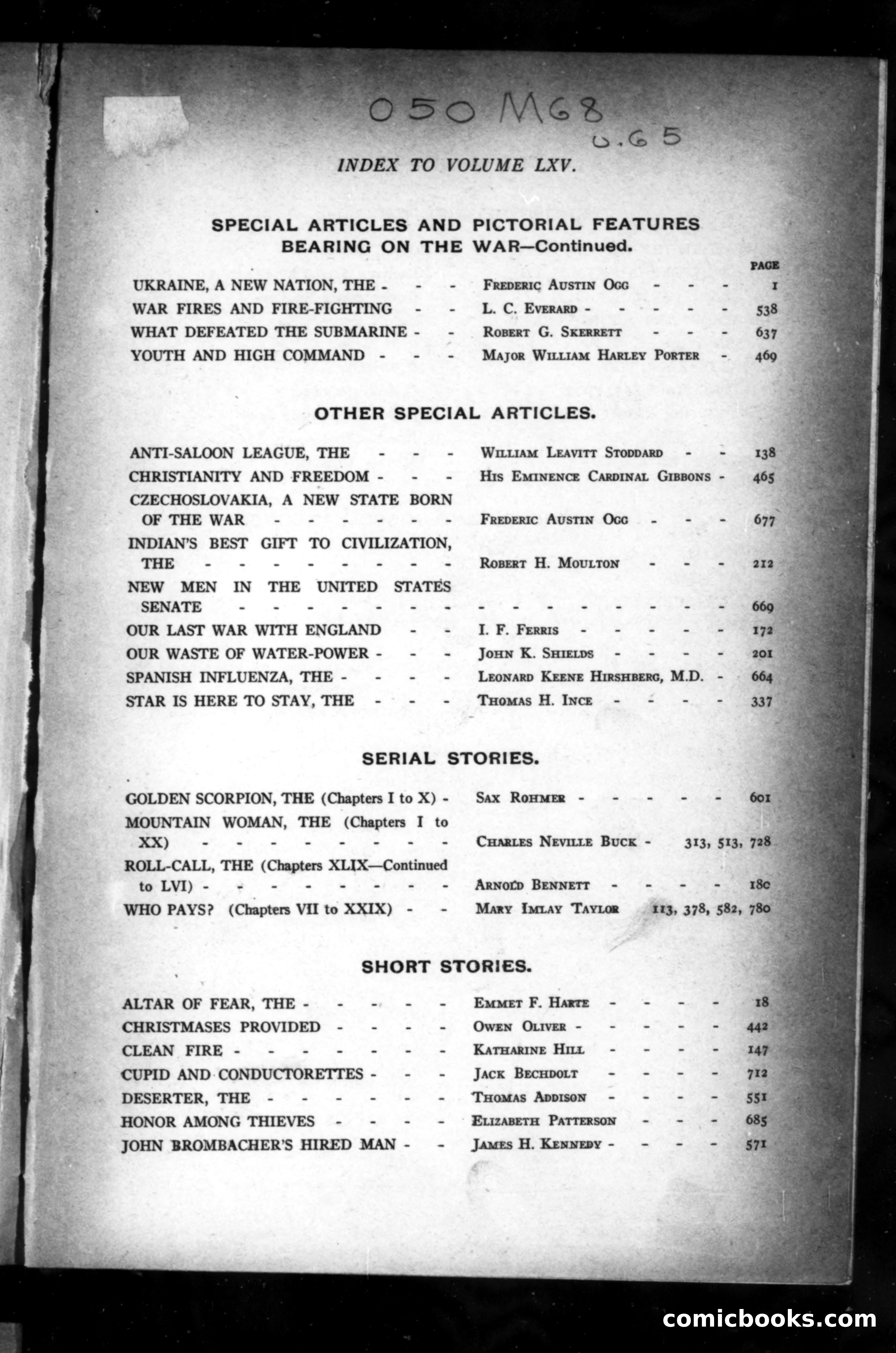 Munsey's Magazine, Volume 65 — page 3 of 5