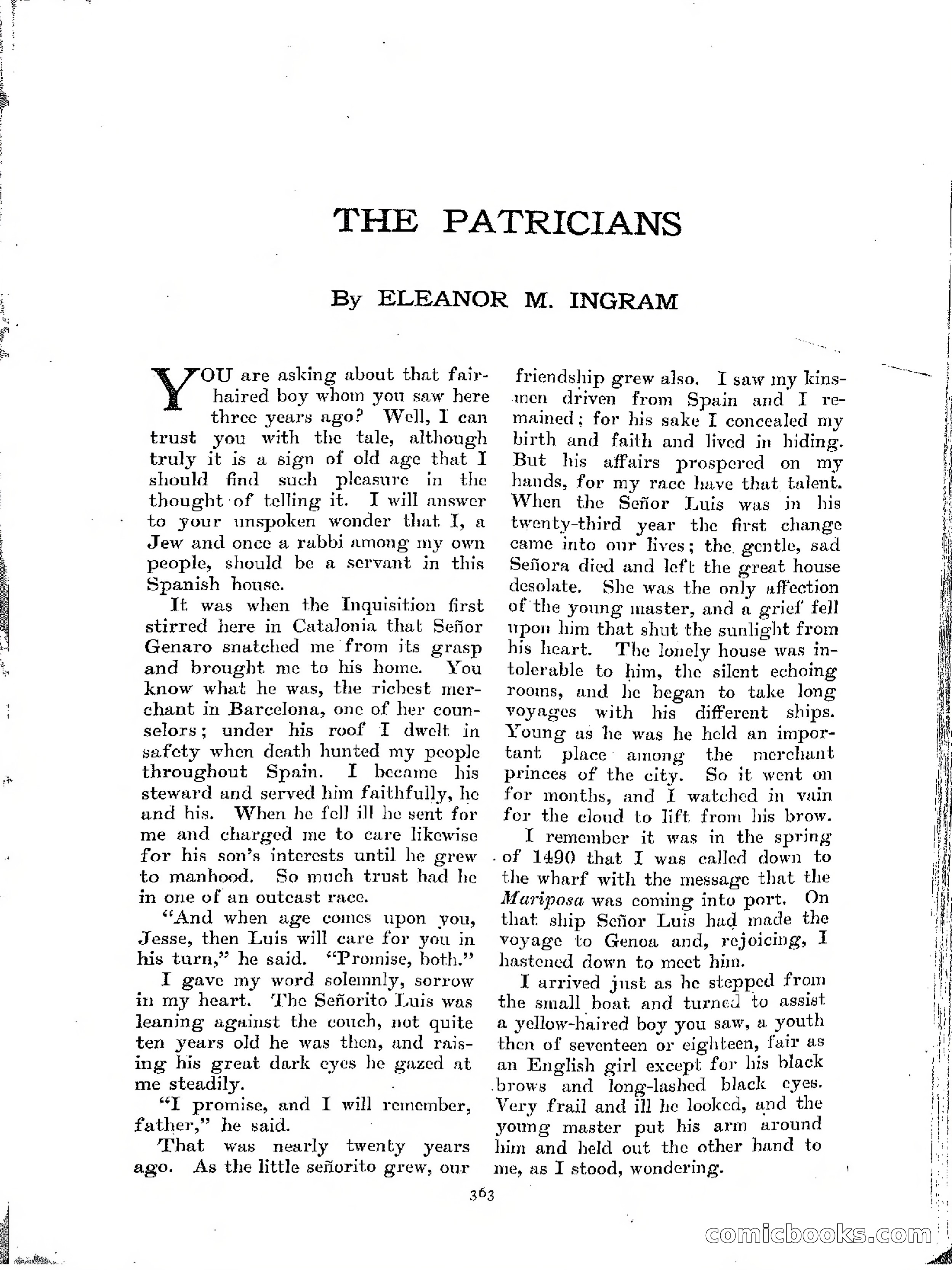 The Patricians — page 1 of 10