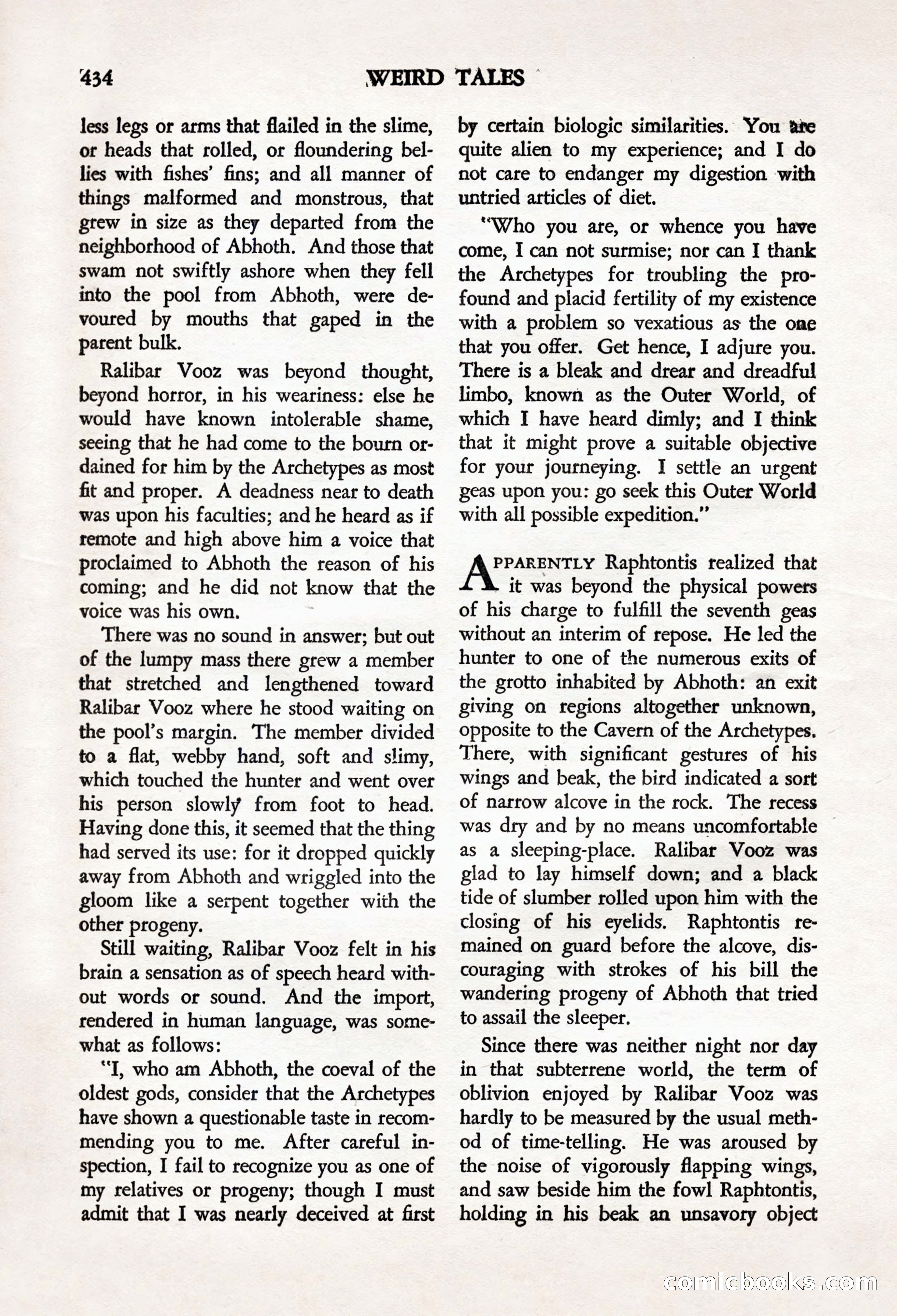 Weird Tales, Vol. 24, No. 4 — page 36 of 132