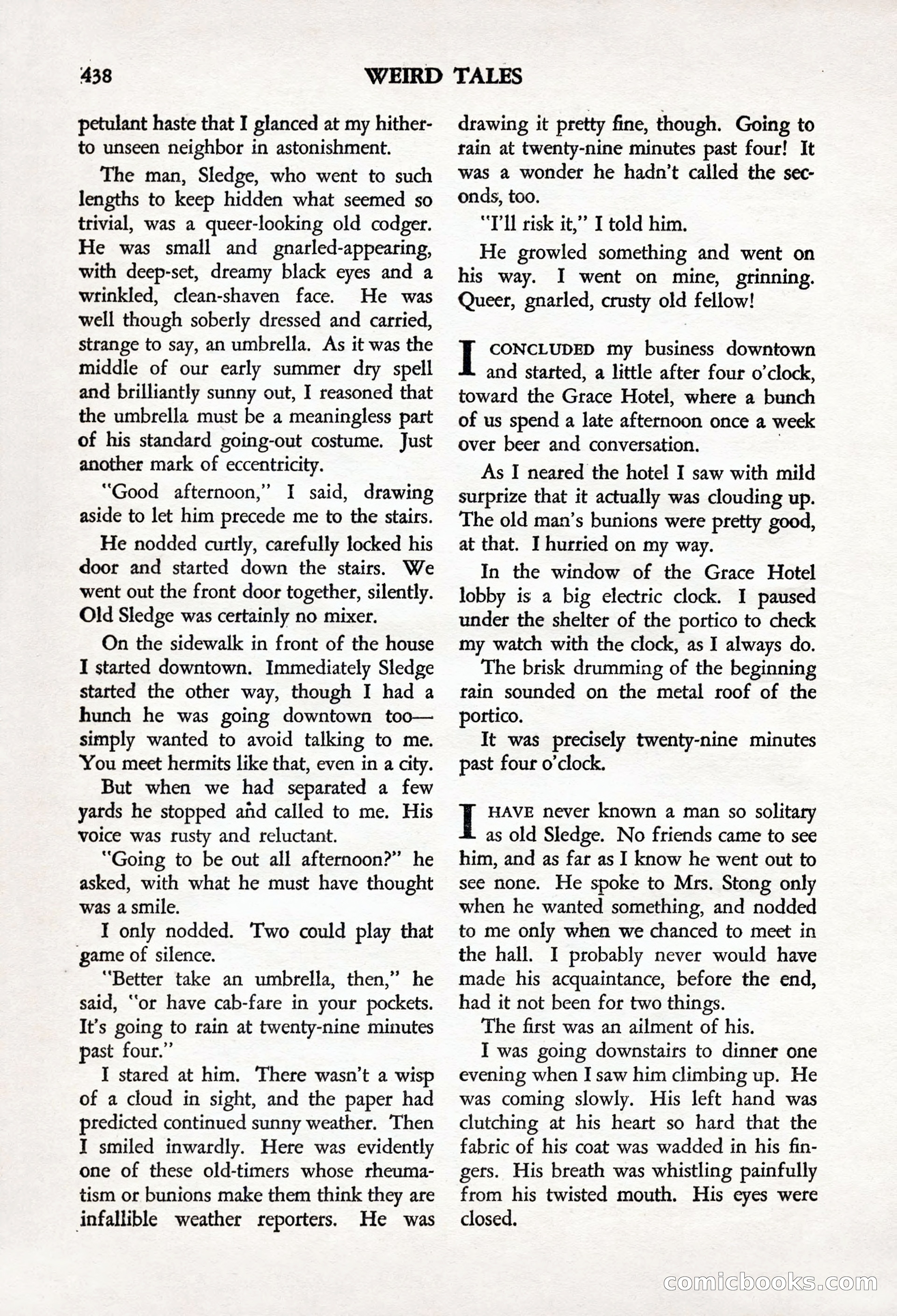 Weird Tales, Vol. 24, No. 4 — page 40 of 132