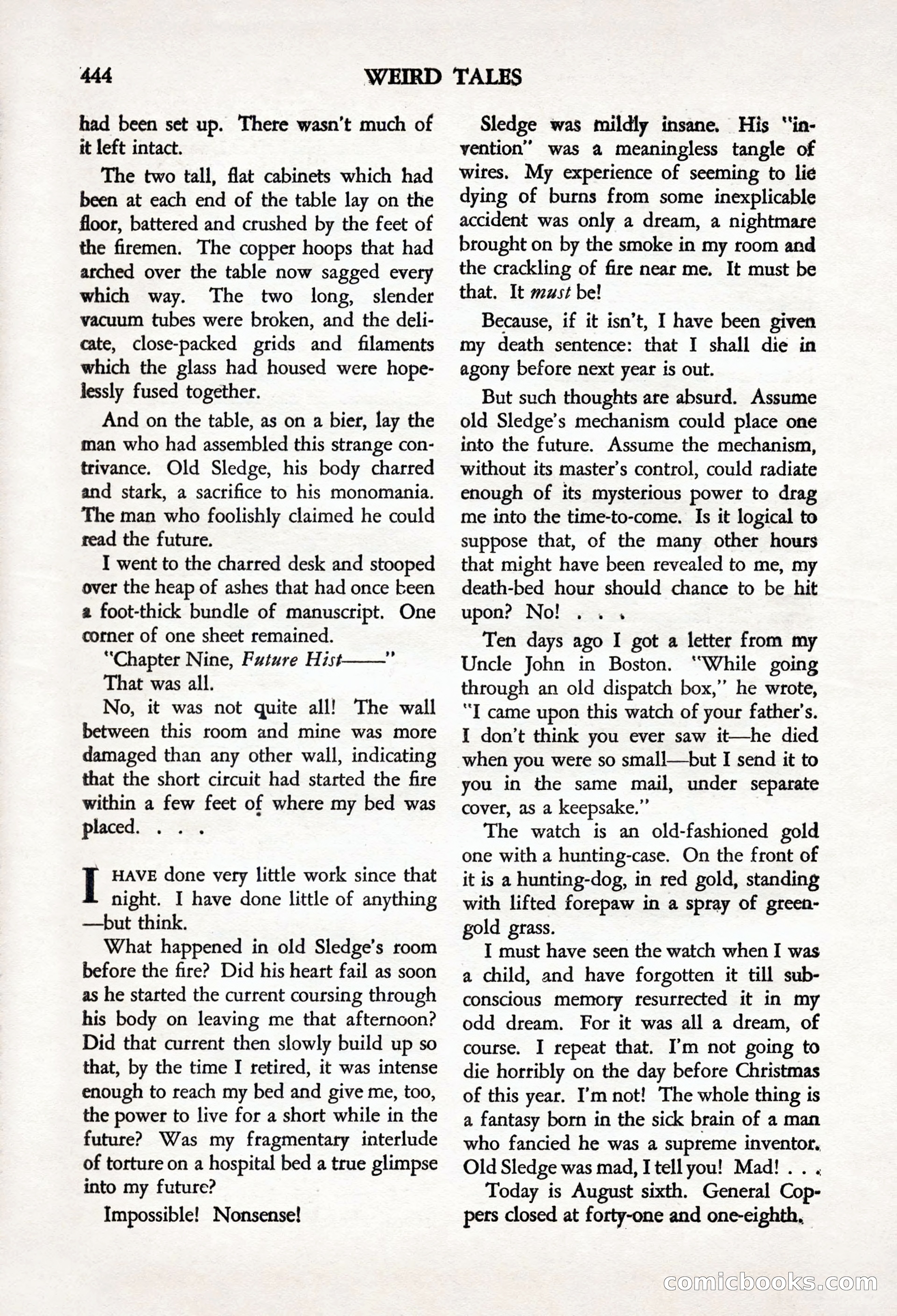 Weird Tales, Vol. 24, No. 4 — page 46 of 132
