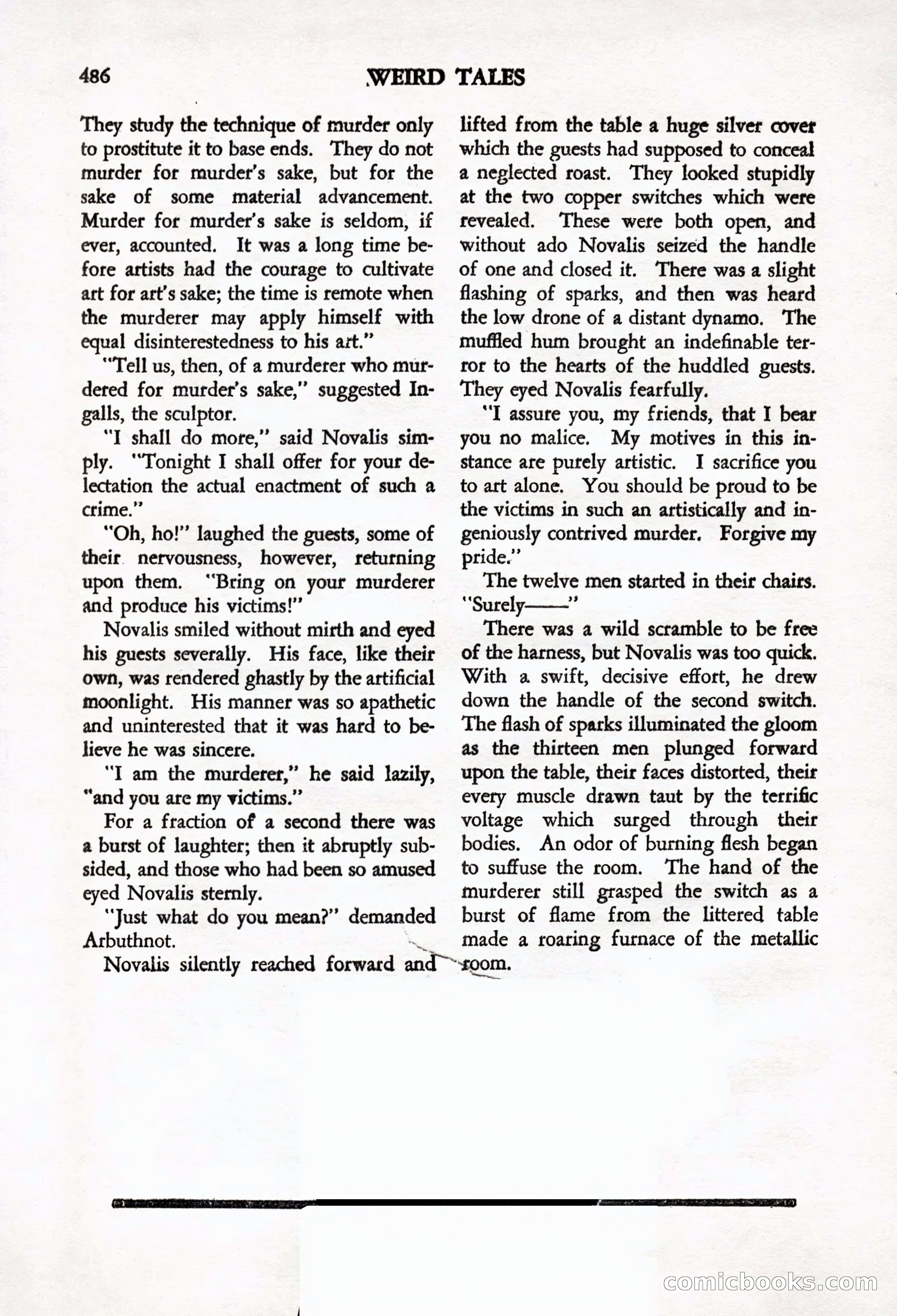 Weird Tales, Vol. 24, No. 4 — page 88 of 132