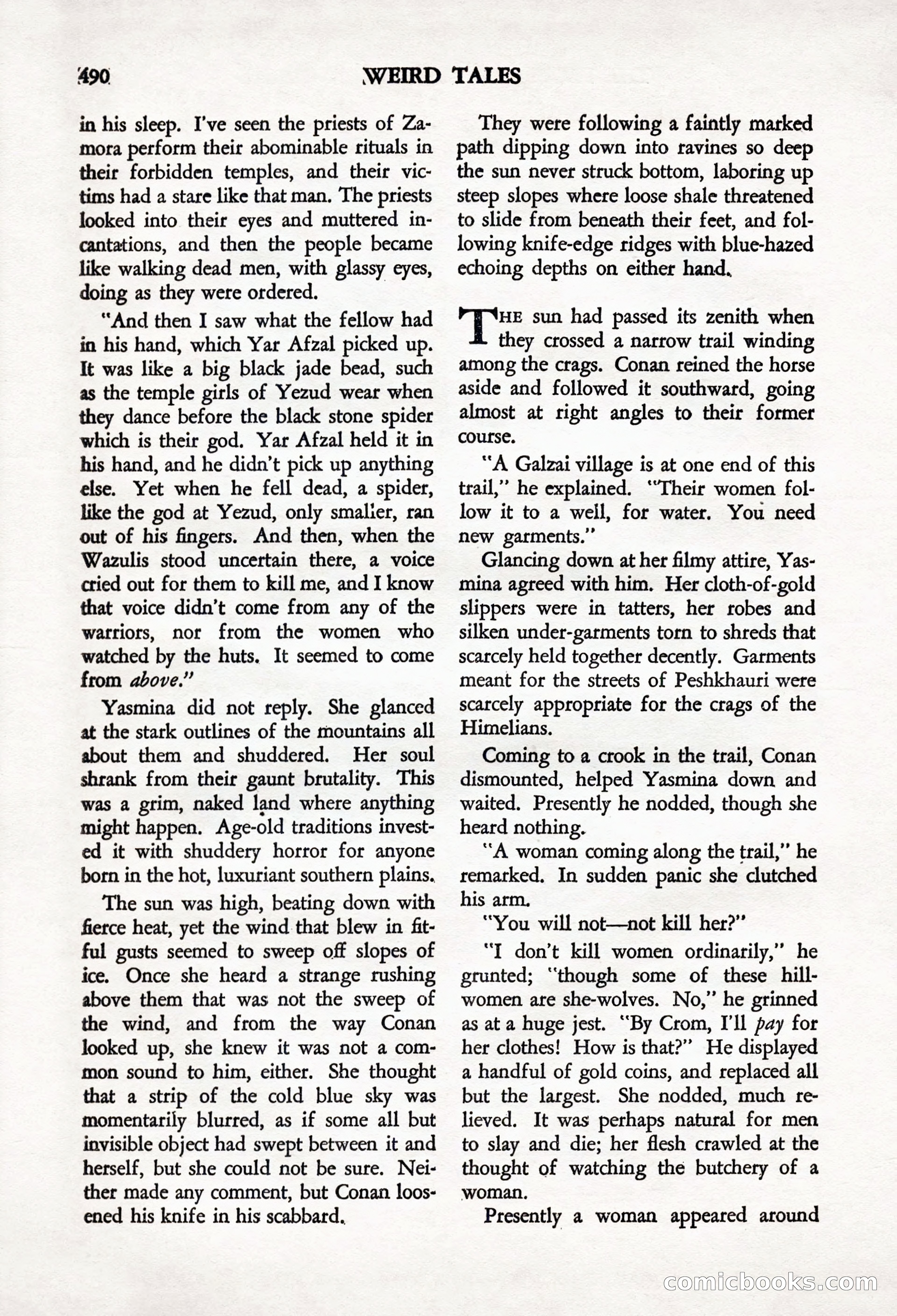 Weird Tales, Vol. 24, No. 4 — page 92 of 132