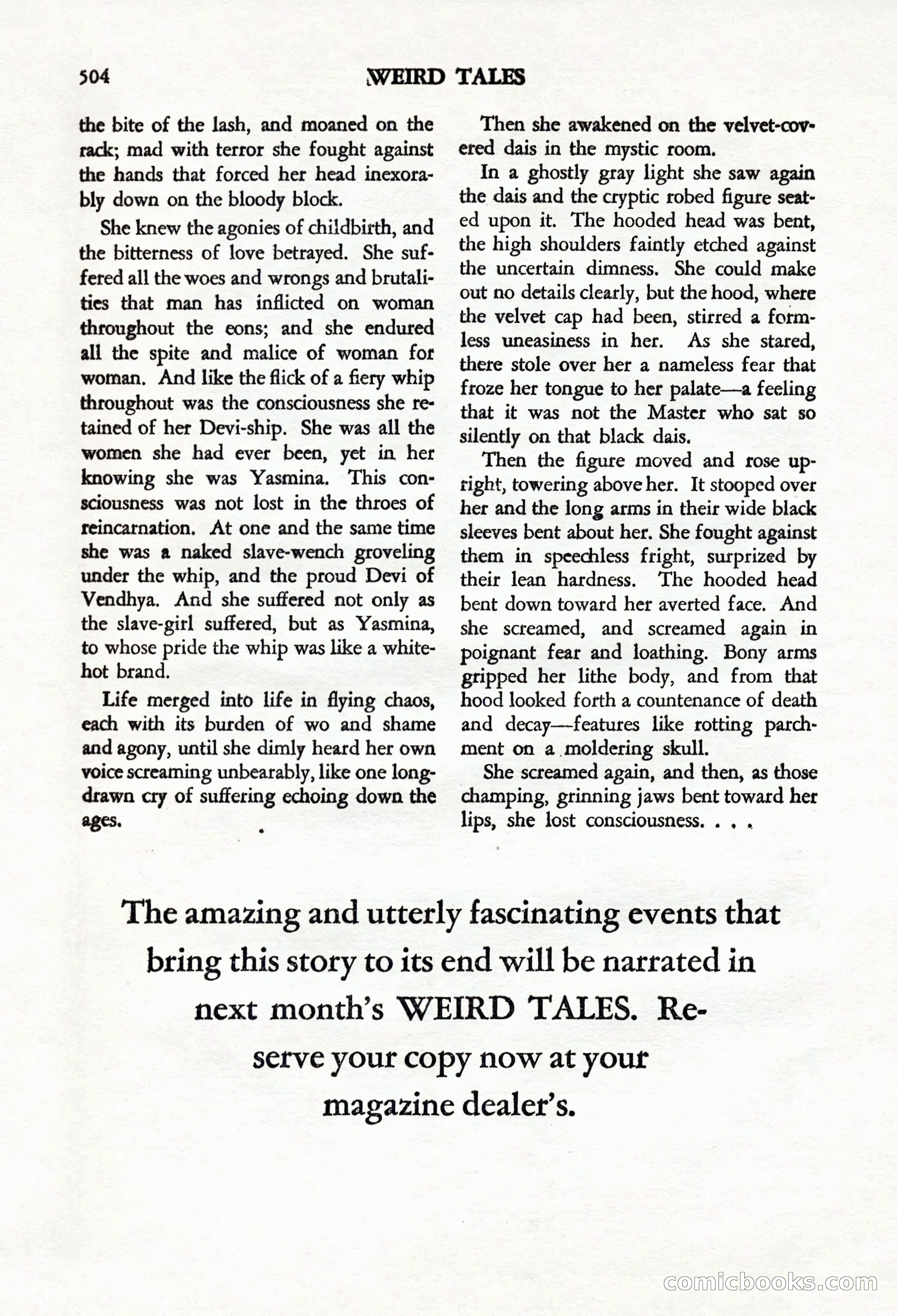 Weird Tales, Vol. 24, No. 4 — page 106 of 132