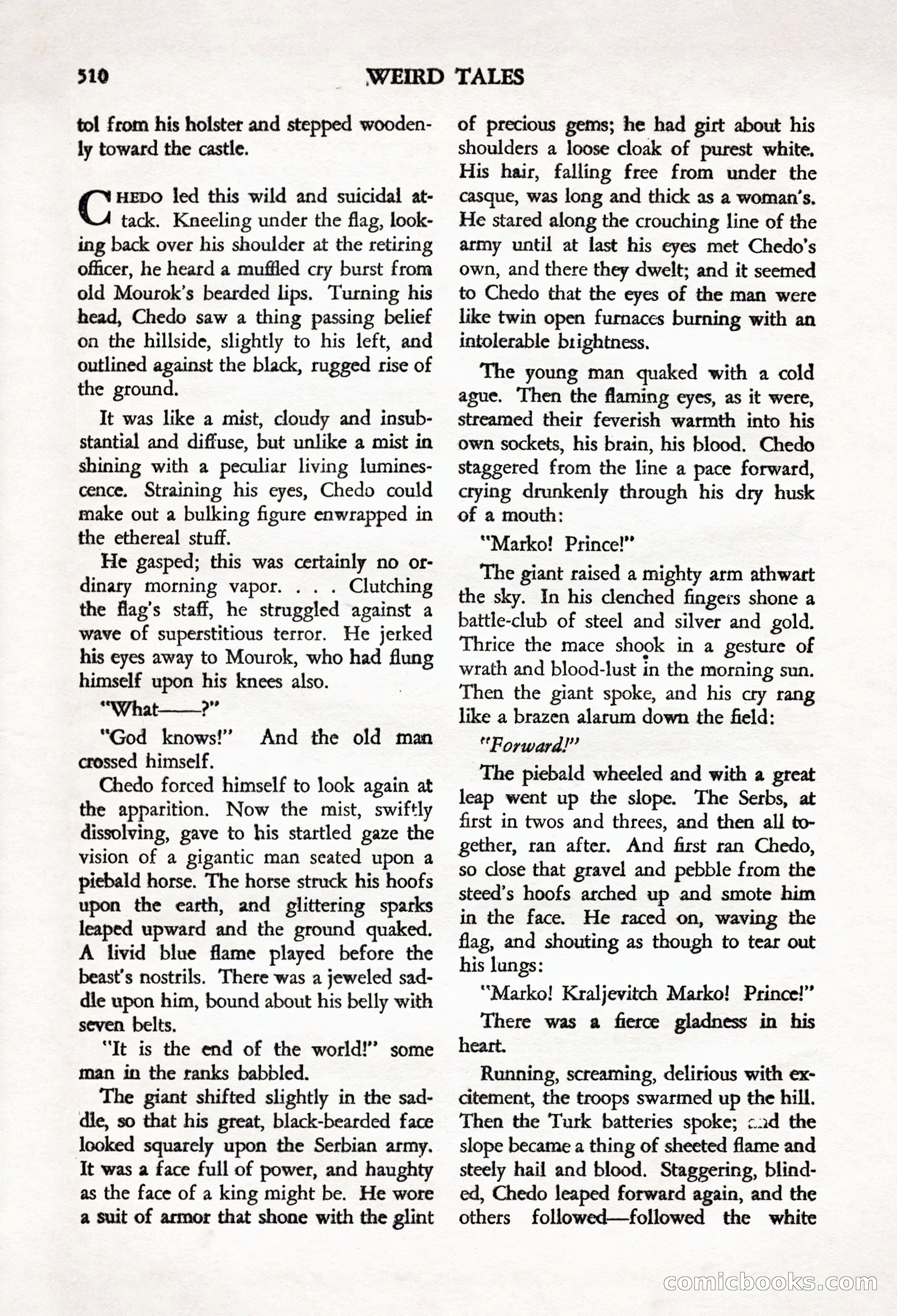 Weird Tales, Vol. 24, No. 4 — page 112 of 132