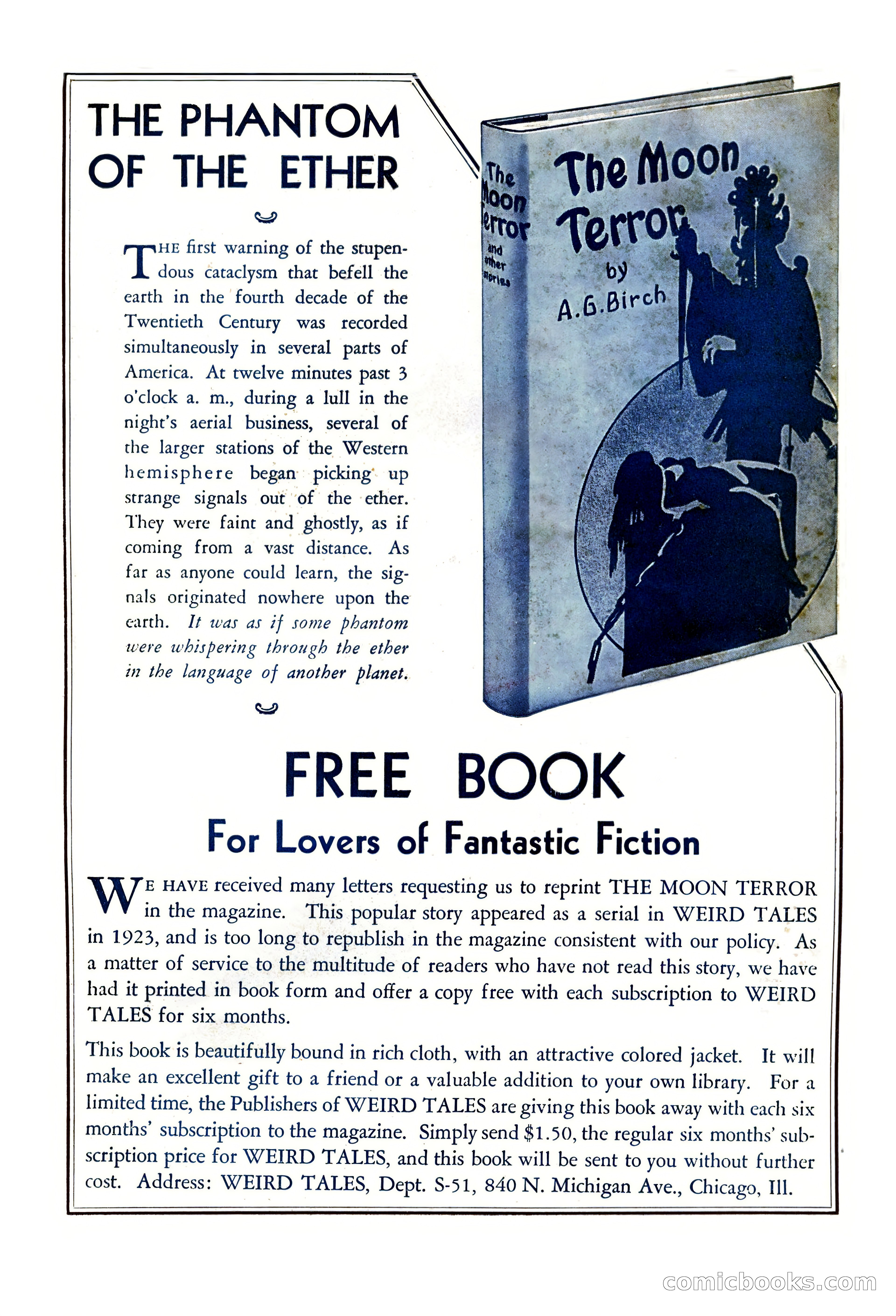 Weird Tales, Vol. 24, No. 4 — page 131 of 132