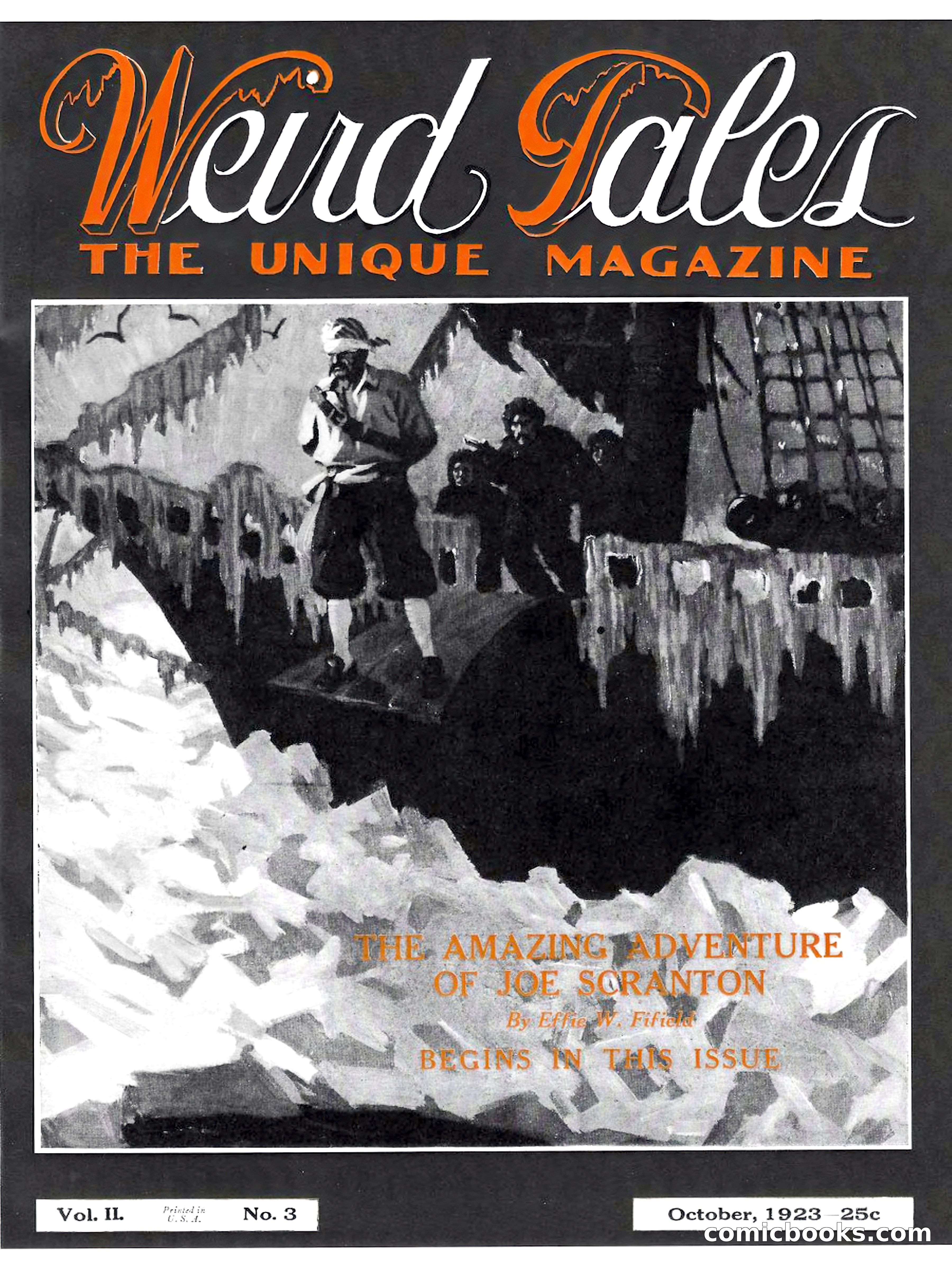 Weird Tales, Vol. II No. 3 — page 1 of 98