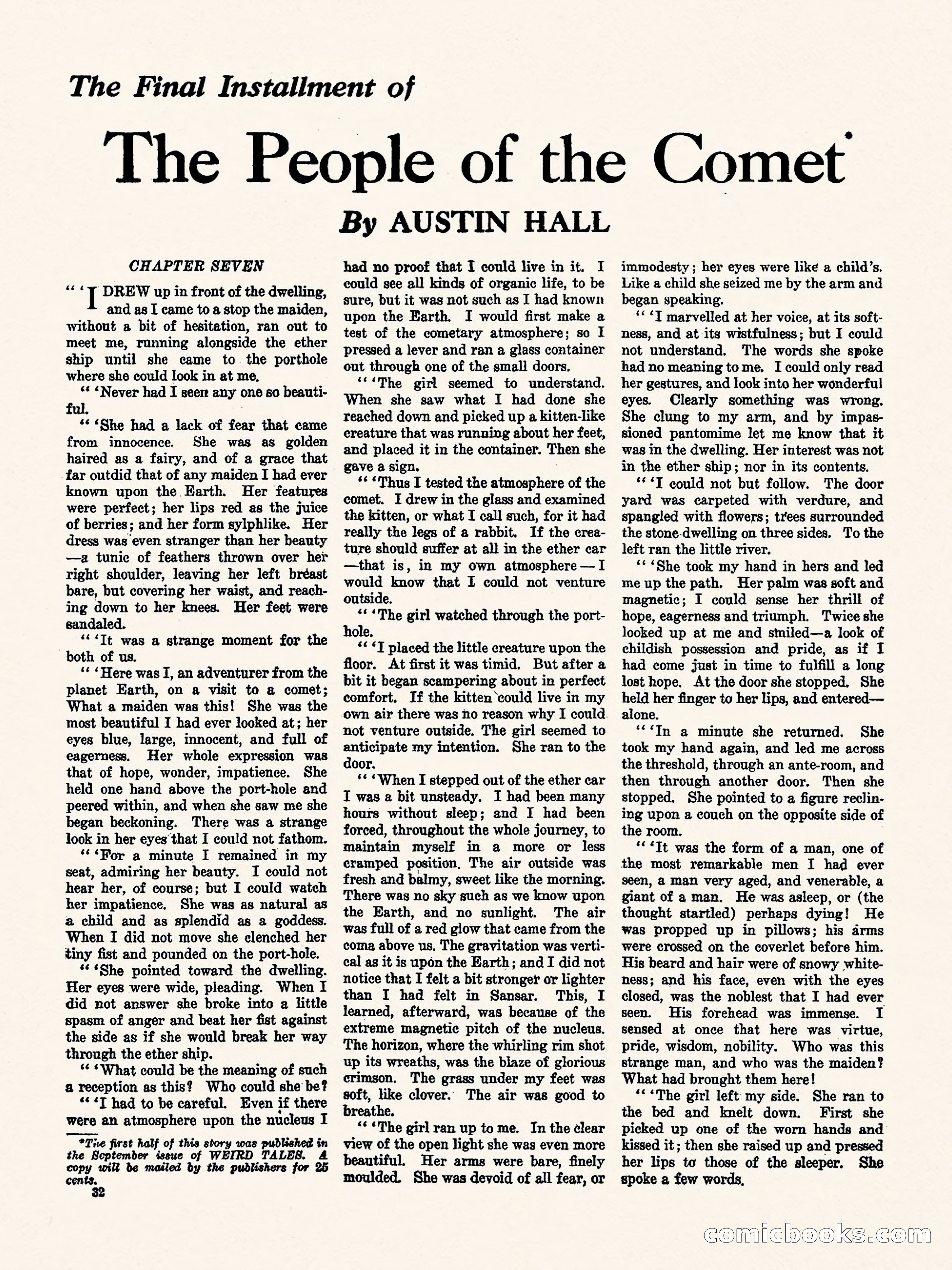 Weird Tales, Vol. II No. 3 — page 33 of 98