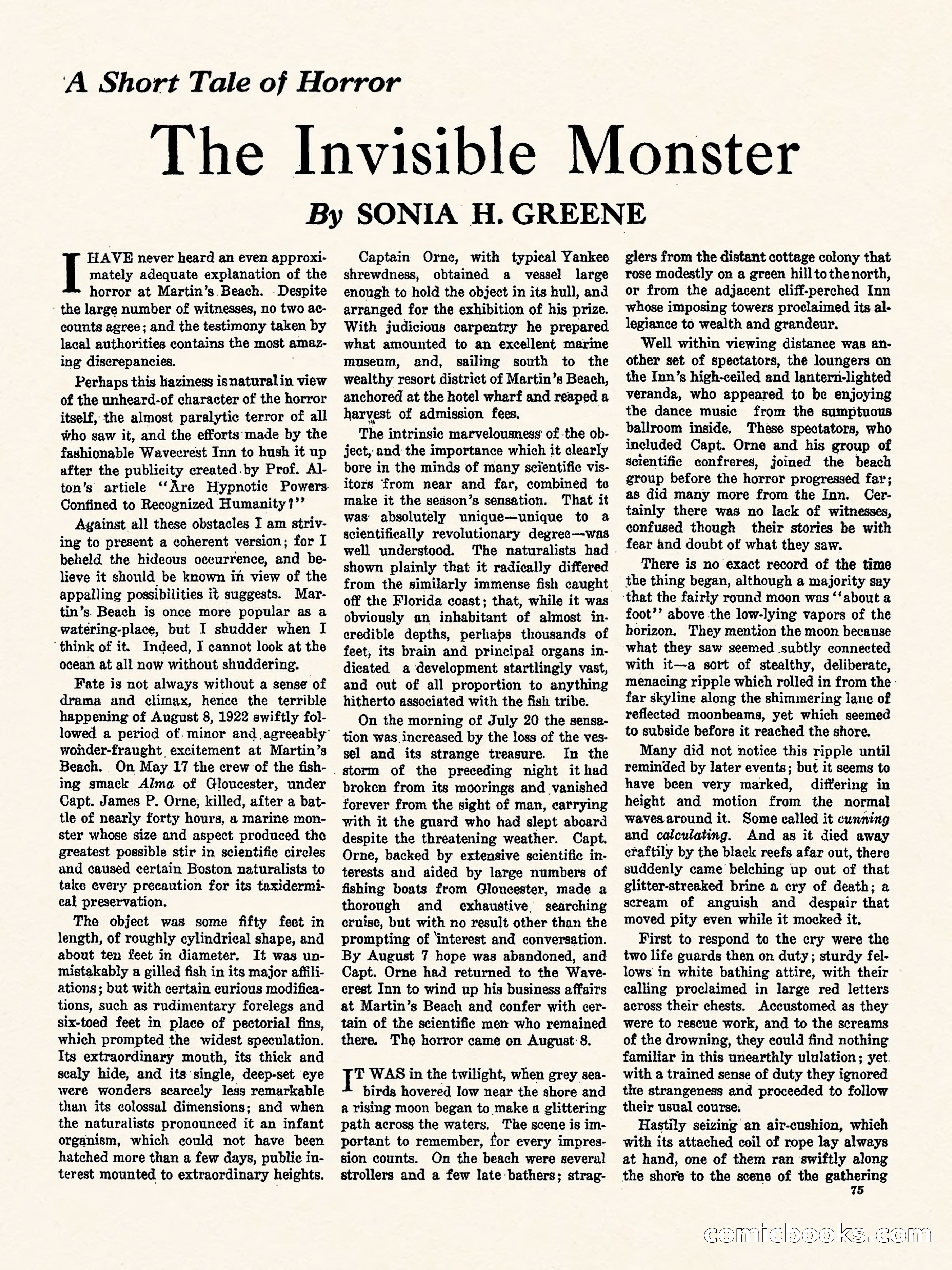 Weird Tales, Vol. 2, No. 4 — page 76 of 98