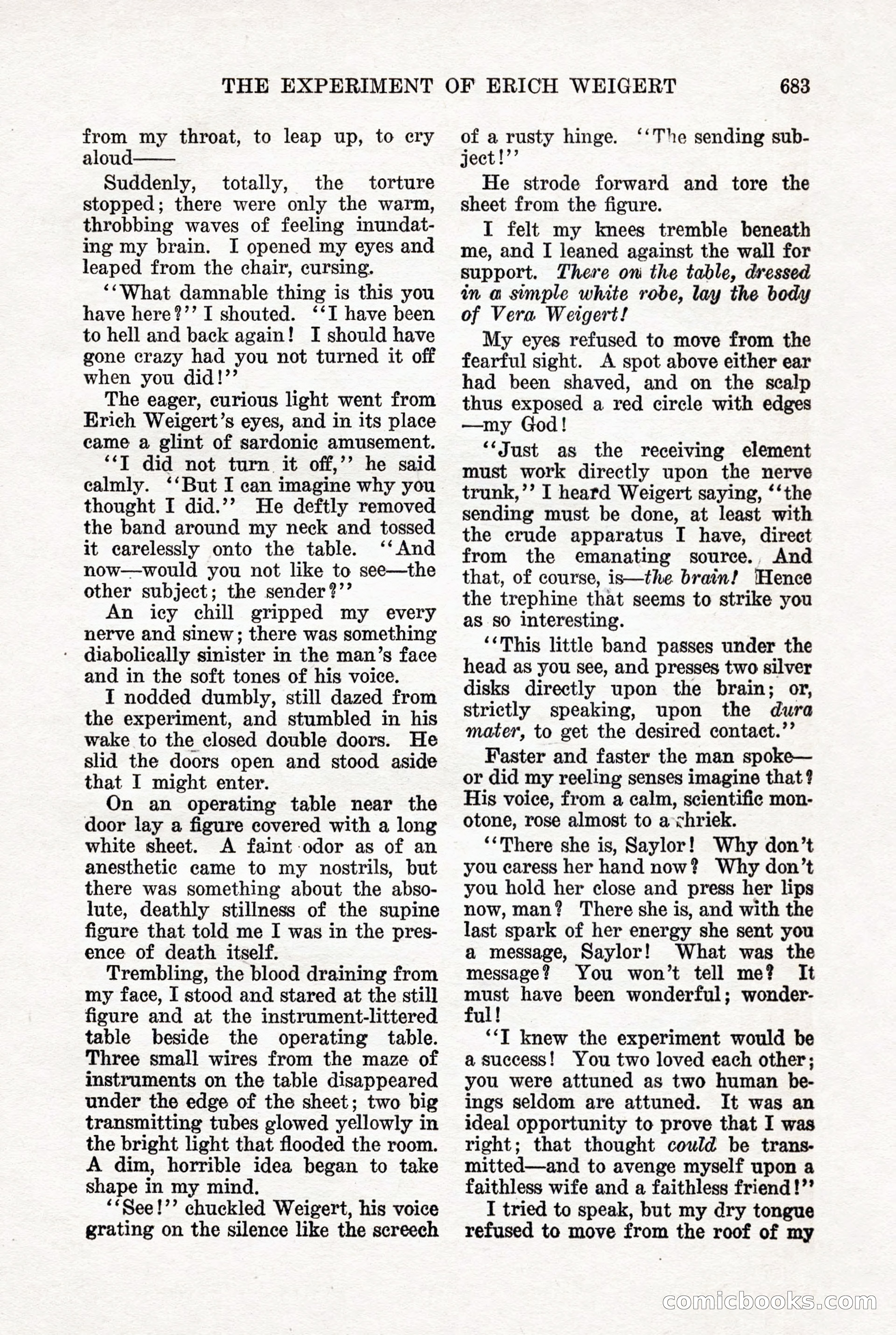 Weird Tales, May 1926 — page 109 of 148
