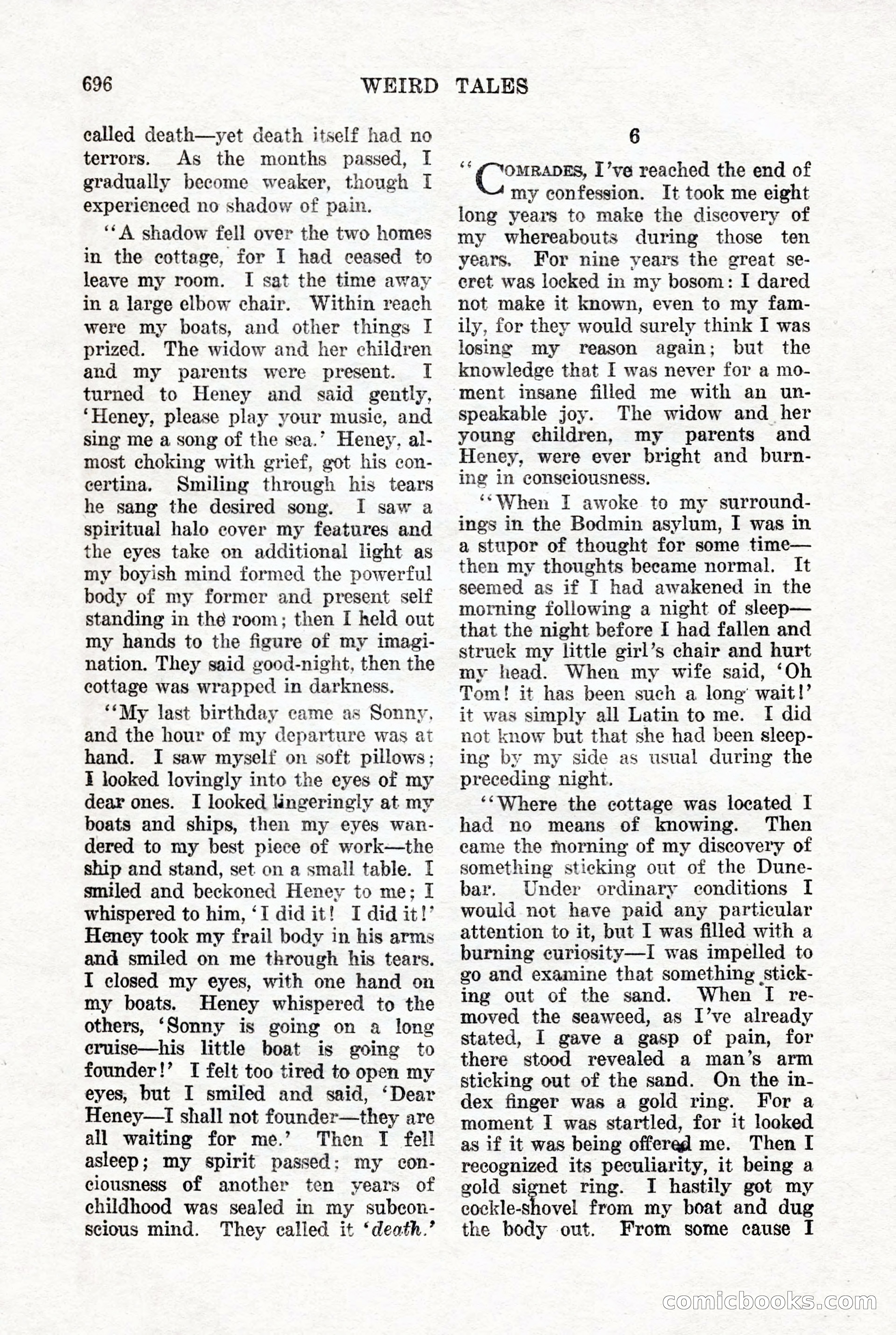 Weird Tales, May 1926 — page 122 of 148