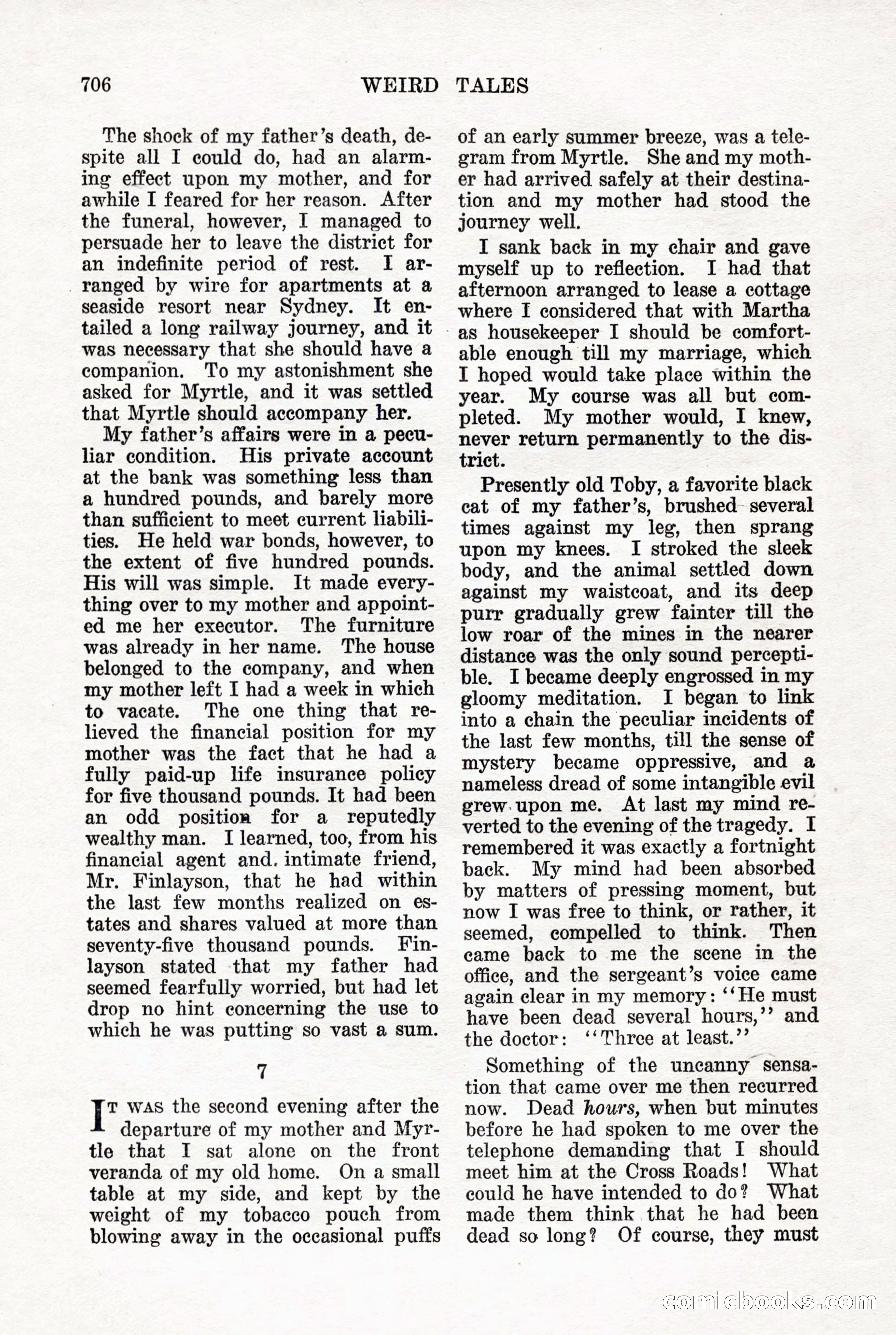 Weird Tales, May 1926 — page 132 of 148