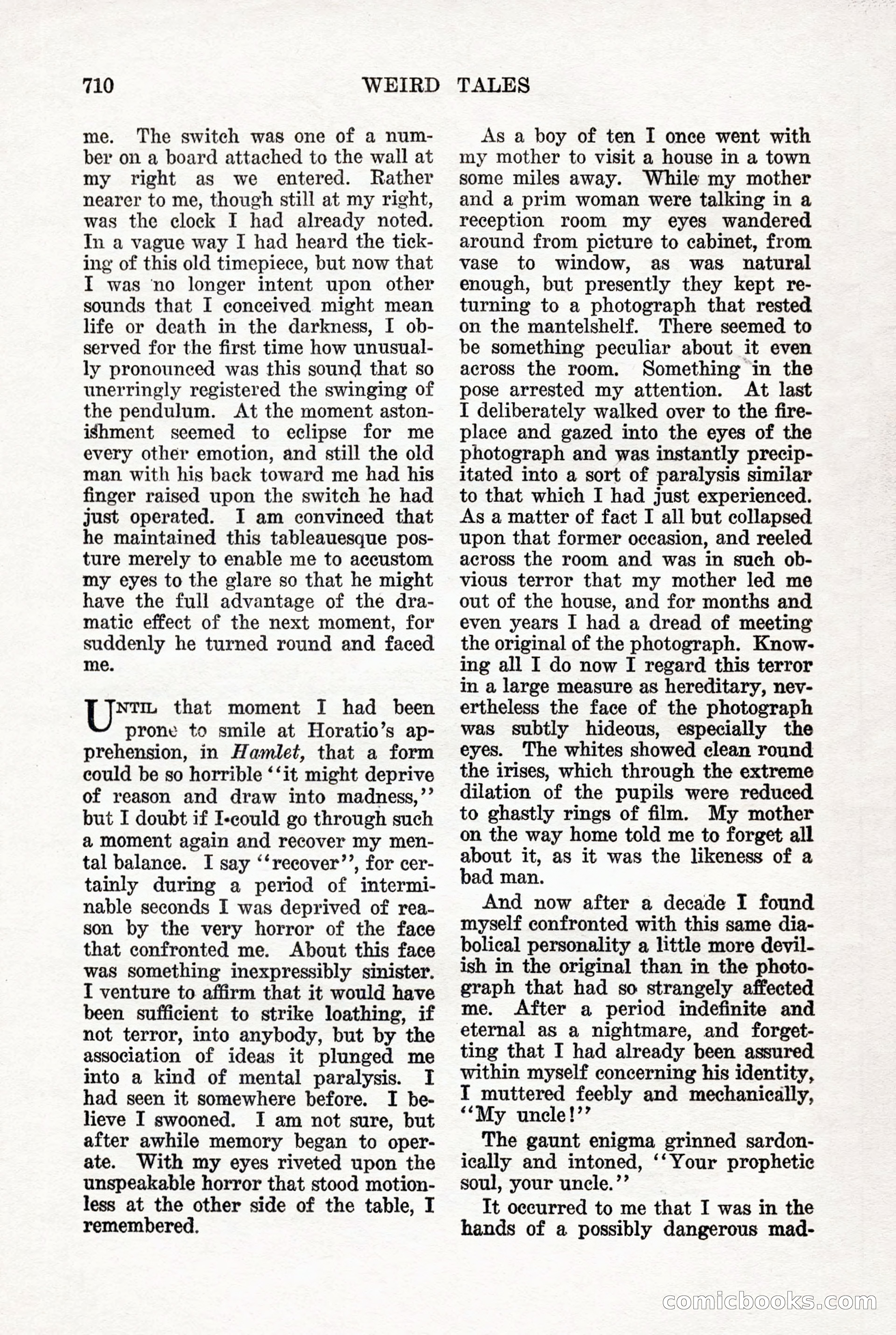 Weird Tales, May 1926 — page 136 of 148