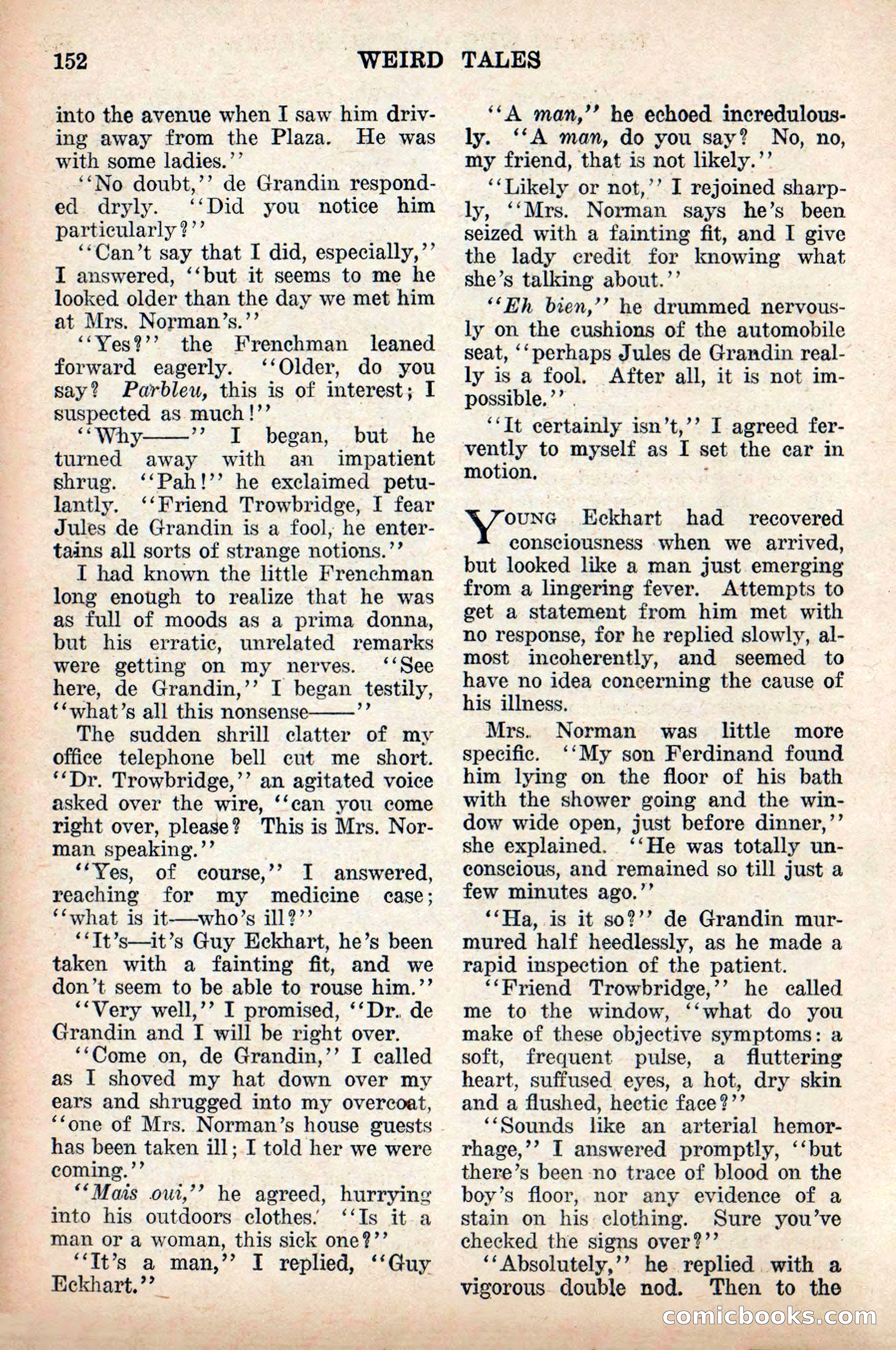 Weird Tales, Vol. 9 No. 2 — page 10 of 148