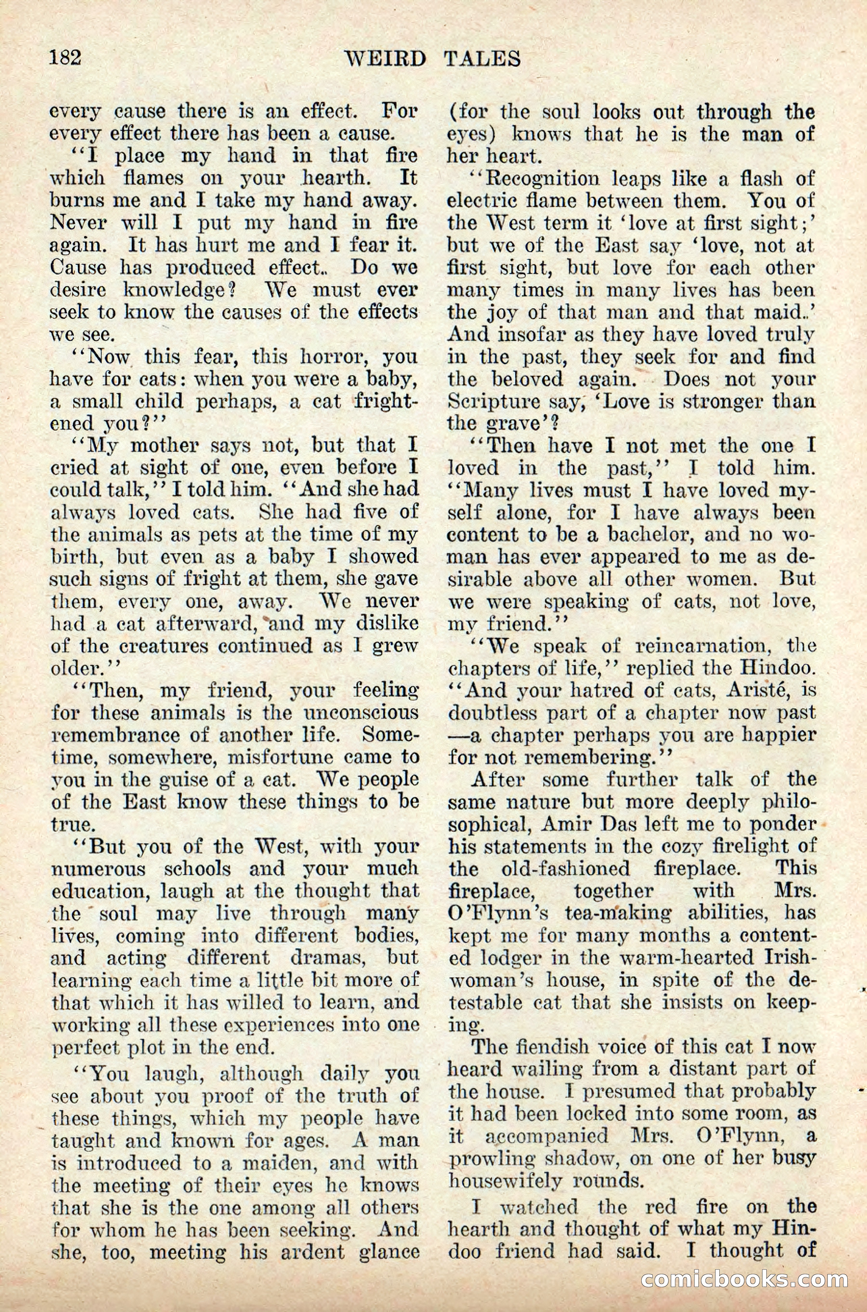 Weird Tales, Vol. 9 No. 2 — page 40 of 148
