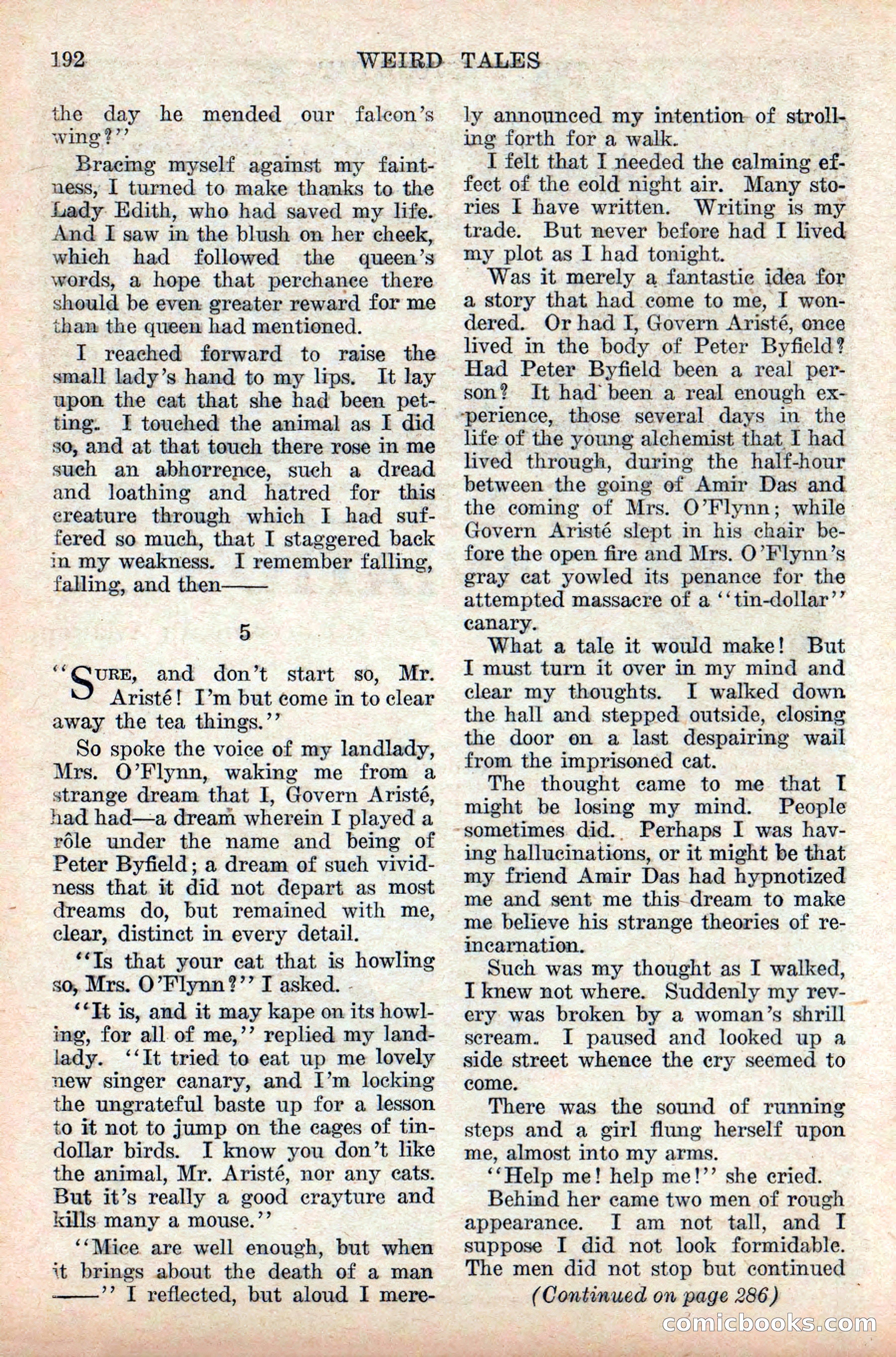 Weird Tales, Vol. 9 No. 2 — page 50 of 148